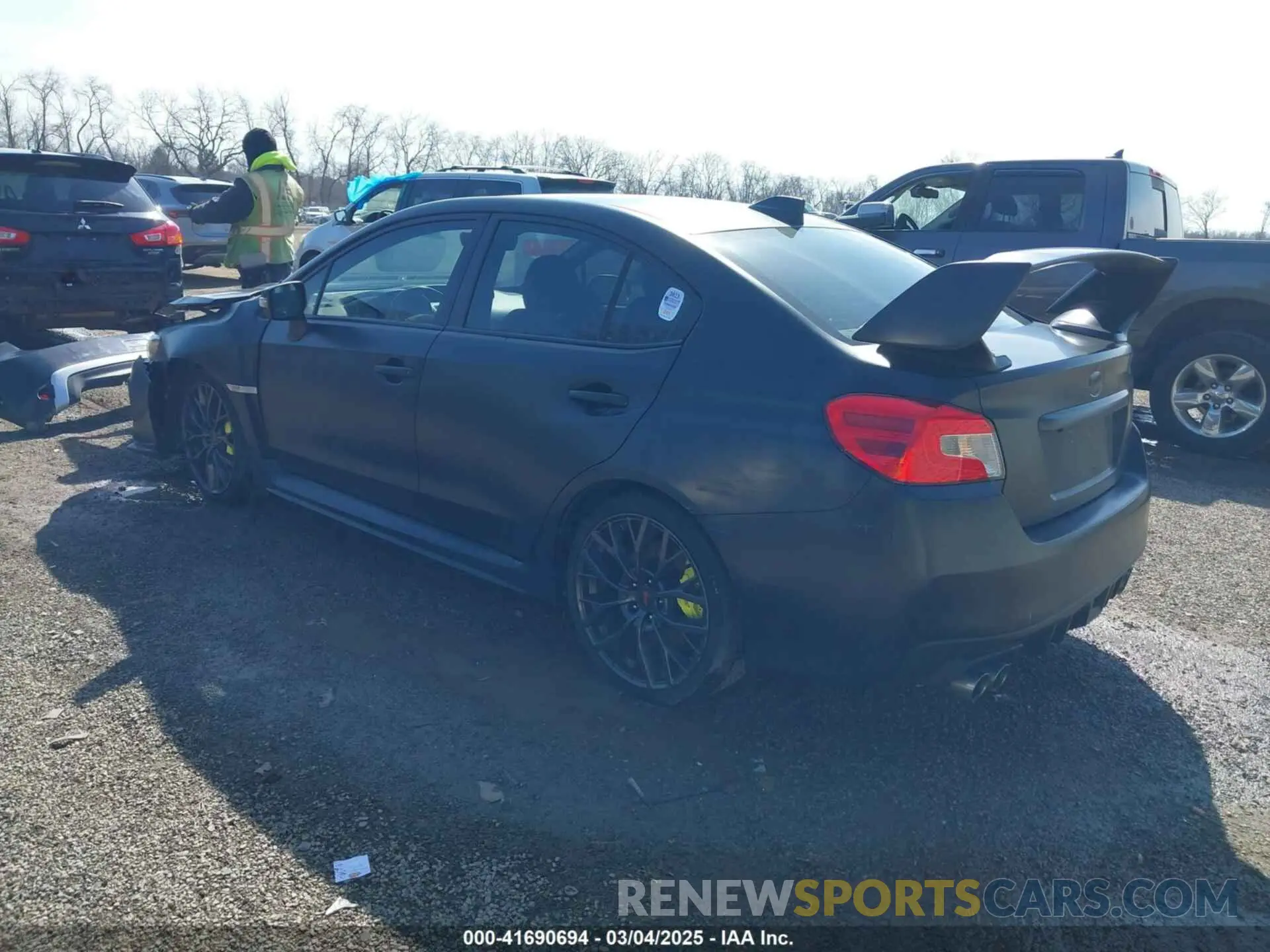 3 fotografías del automóvil dañado JF1VA2R62K9815973 SUBARU WRX STI 2019