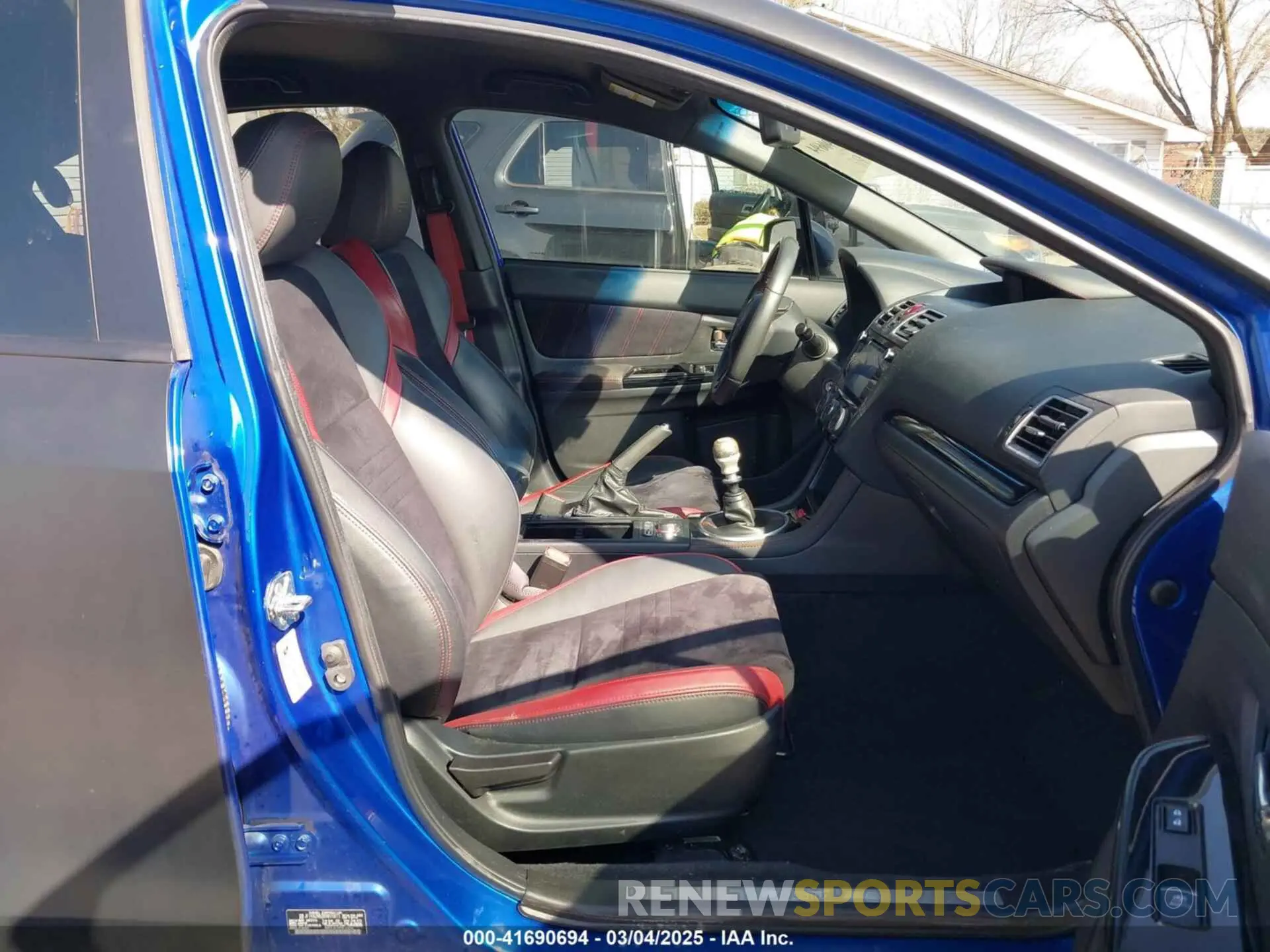 5 fotografías del automóvil dañado JF1VA2R62K9815973 SUBARU WRX STI 2019