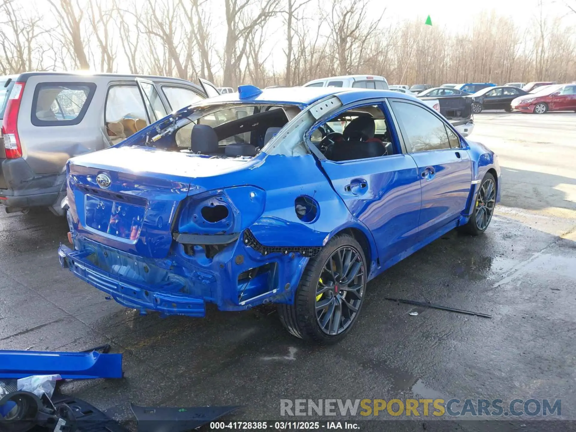 4 fotografías del automóvil dañado JF1VA2R67K9828279 SUBARU WRX STI 2019
