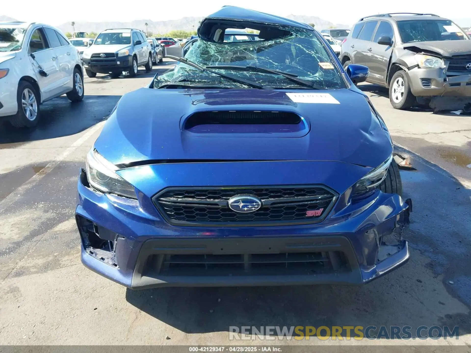 11 fotografías del automóvil dañado JF1VA2S63K9811084 SUBARU WRX STI 2019