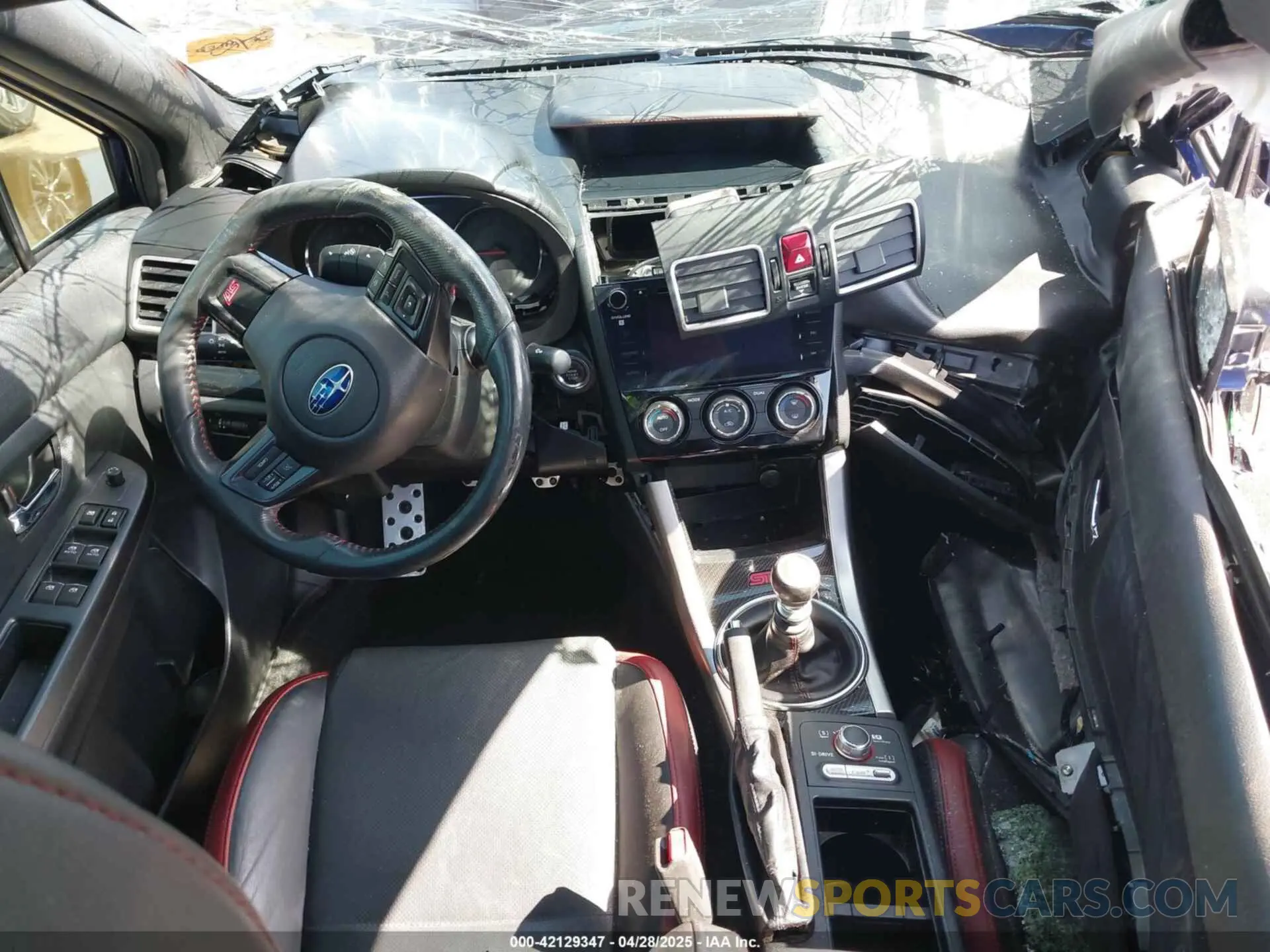 5 fotografías del automóvil dañado JF1VA2S63K9811084 SUBARU WRX STI 2019