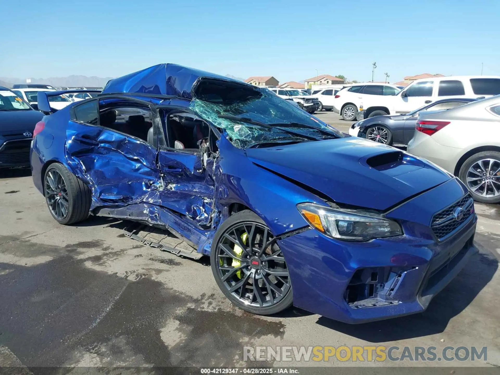 6 fotografías del automóvil dañado JF1VA2S63K9811084 SUBARU WRX STI 2019