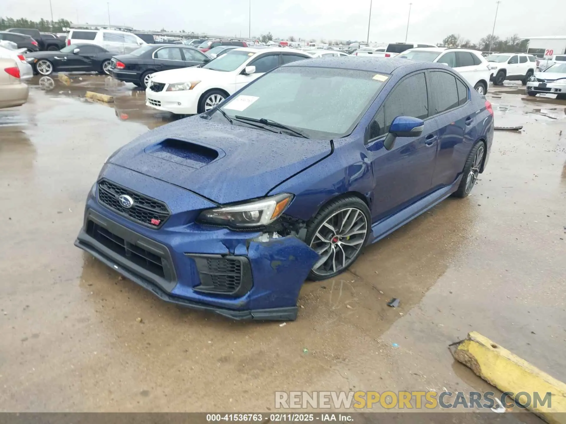 2 fotografías del automóvil dañado JF1VA2E64L9825170 SUBARU WRX STI 2020