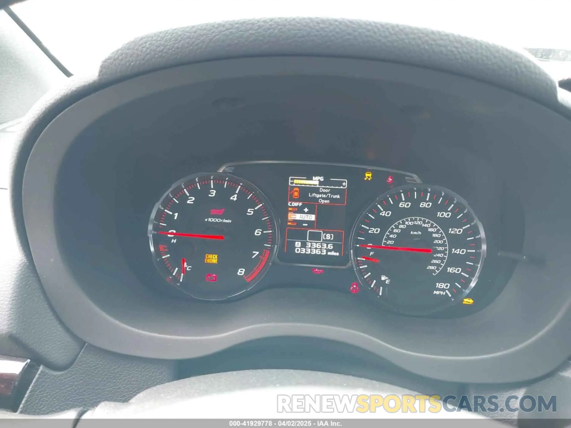 7 fotografías del automóvil dañado JF1VA2E6XL9818207 SUBARU WRX STI 2020