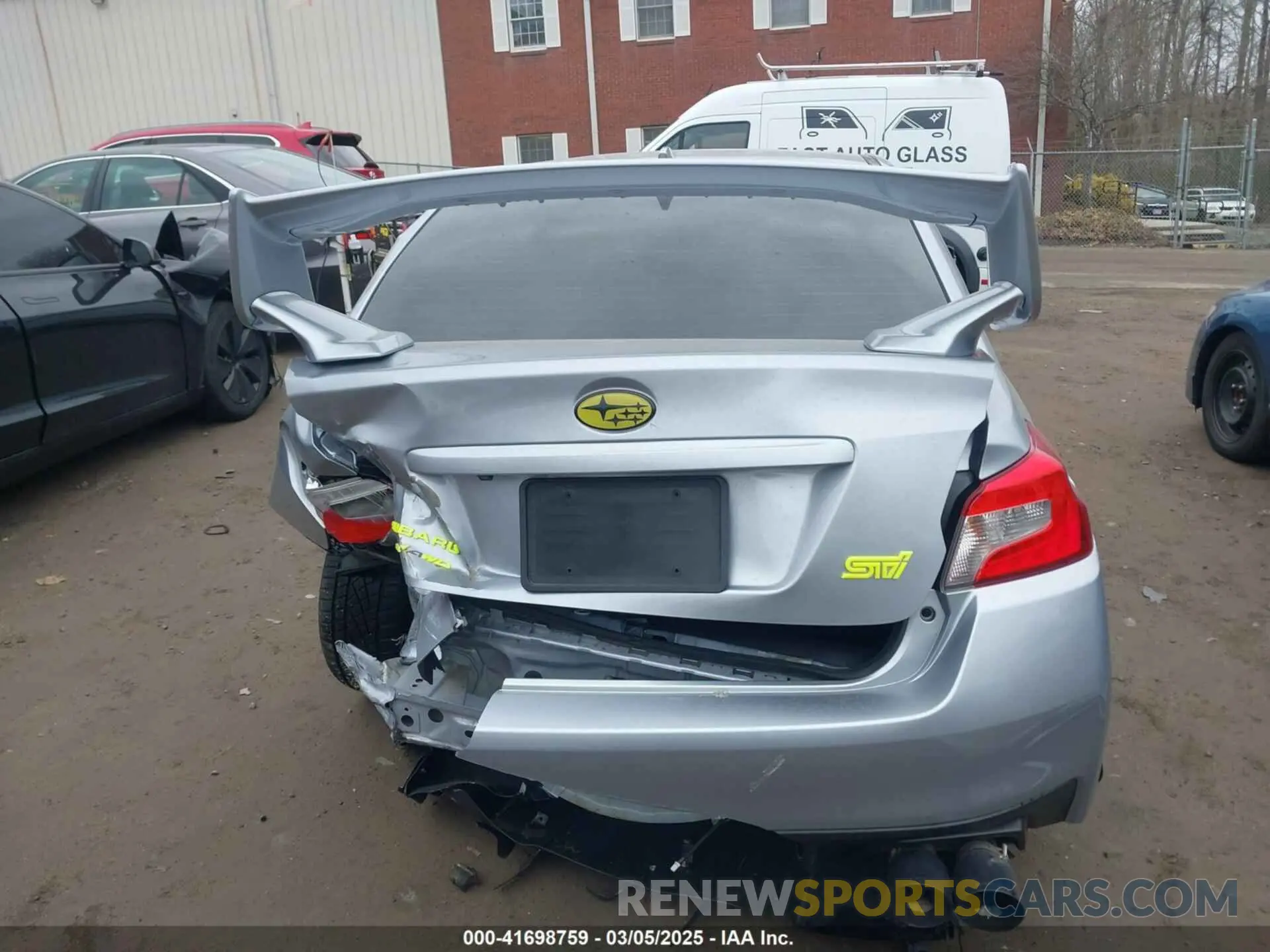 16 fotografías del automóvil dañado JF1VA2Y63L9827326 SUBARU WRX STI 2020