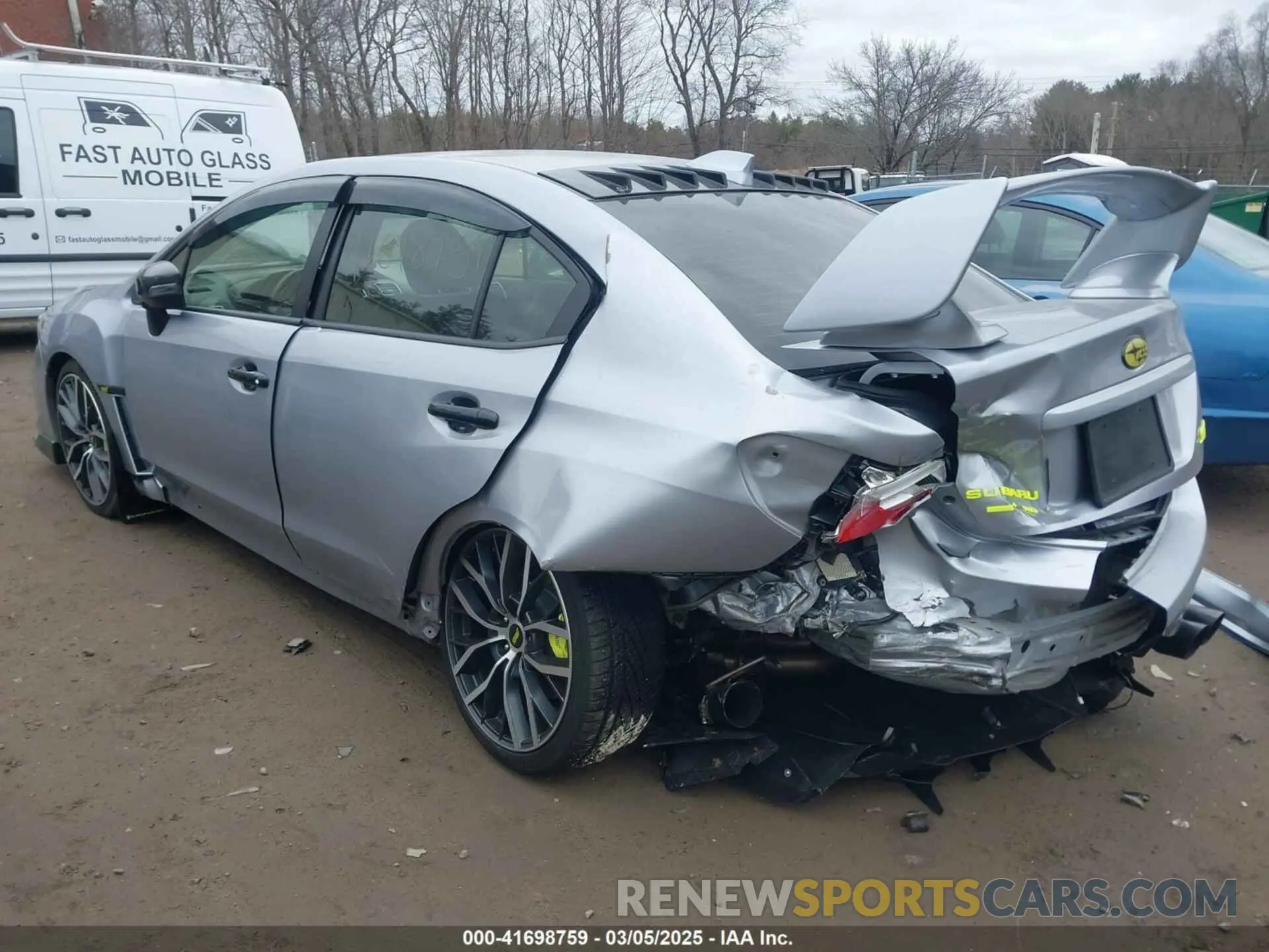 3 fotografías del automóvil dañado JF1VA2Y63L9827326 SUBARU WRX STI 2020