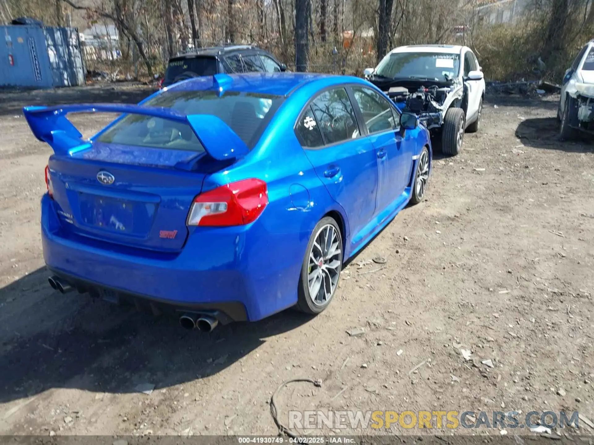 4 fotografías del automóvil dañado JF1VA2Y69L9809994 SUBARU WRX STI 2020
