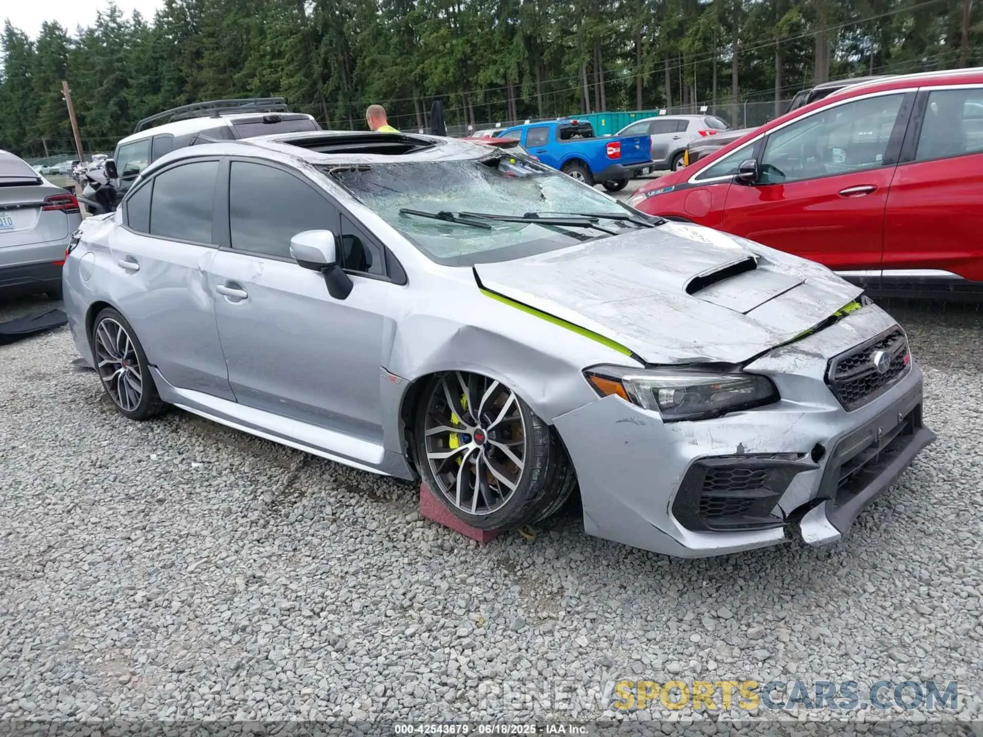 1 fotografías del automóvil dañado JF1VA2W60M9811220 SUBARU WRX STI 2021