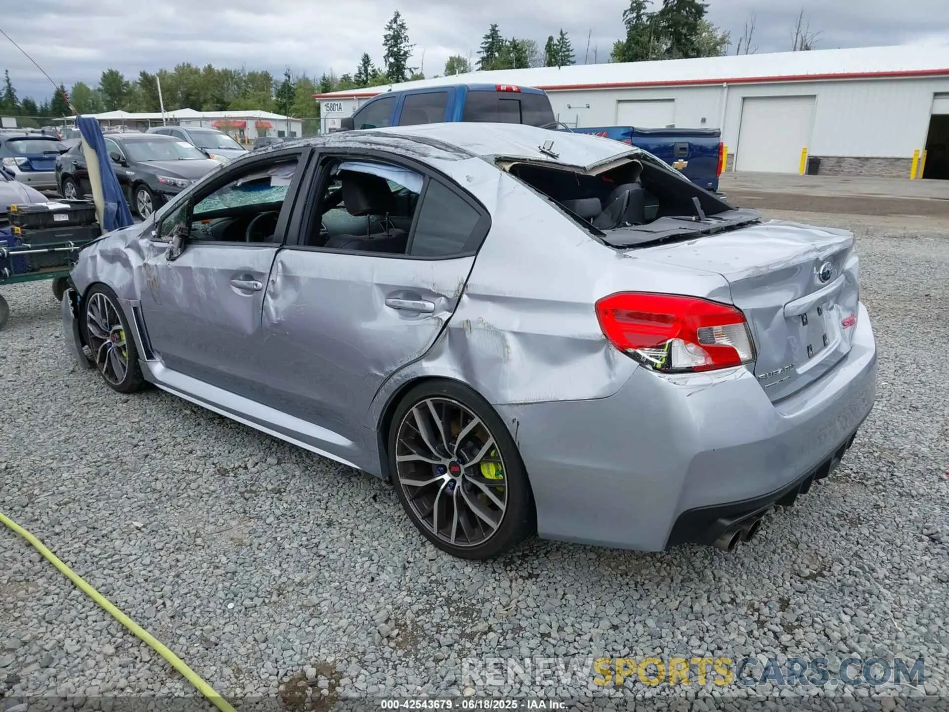 3 fotografías del automóvil dañado JF1VA2W60M9811220 SUBARU WRX STI 2021
