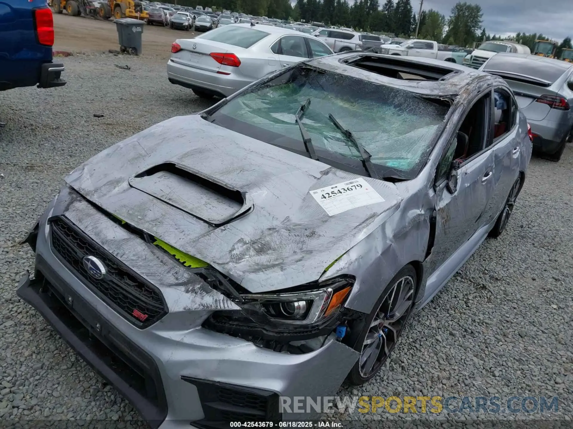 6 fotografías del automóvil dañado JF1VA2W60M9811220 SUBARU WRX STI 2021