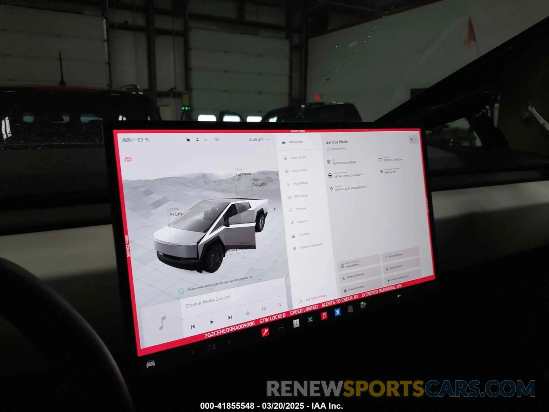 19 fotografías del automóvil dañado 7G2CEHED0RA009086 TESLA CYBERTRUCK 2024