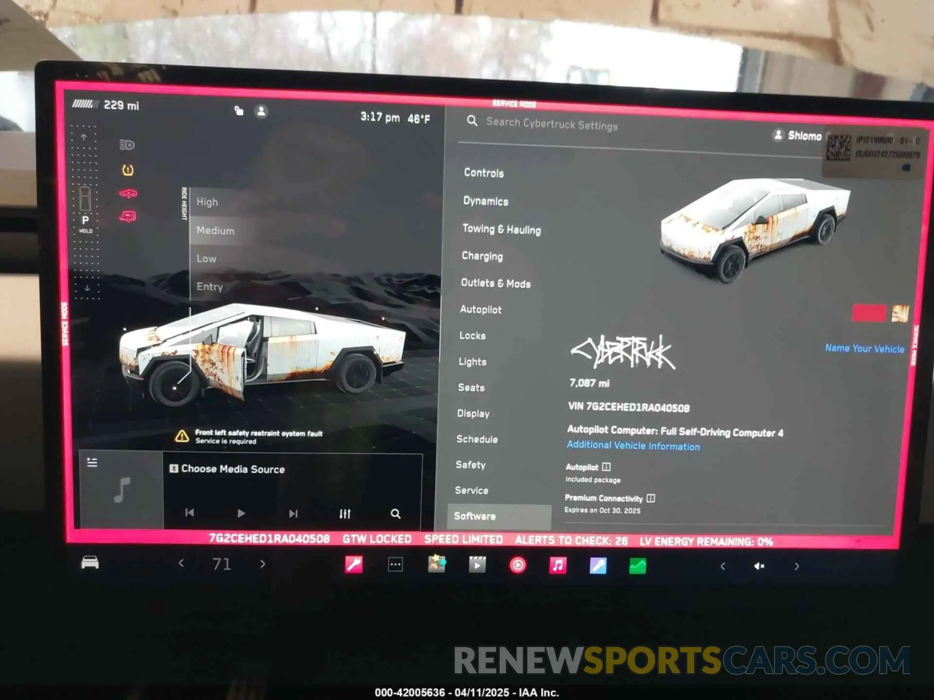 17 fotografías del automóvil dañado 7G2CEHED1RA040508 TESLA CYBERTRUCK 2024