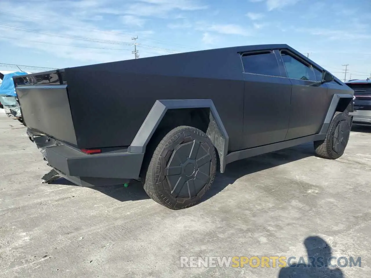 3 fotografías del automóvil dañado 7G2CEHED1RA050360 TESLA CYBERTRUCK 2024