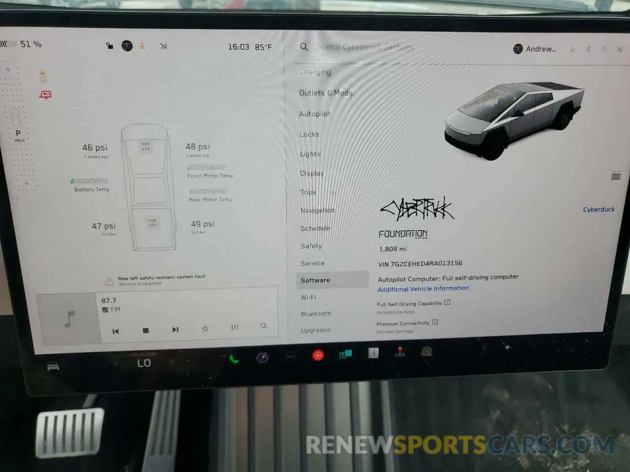 9 fotografías del automóvil dañado 7G2CEHED4RA013156 TESLA CYBERTRUCK 2024