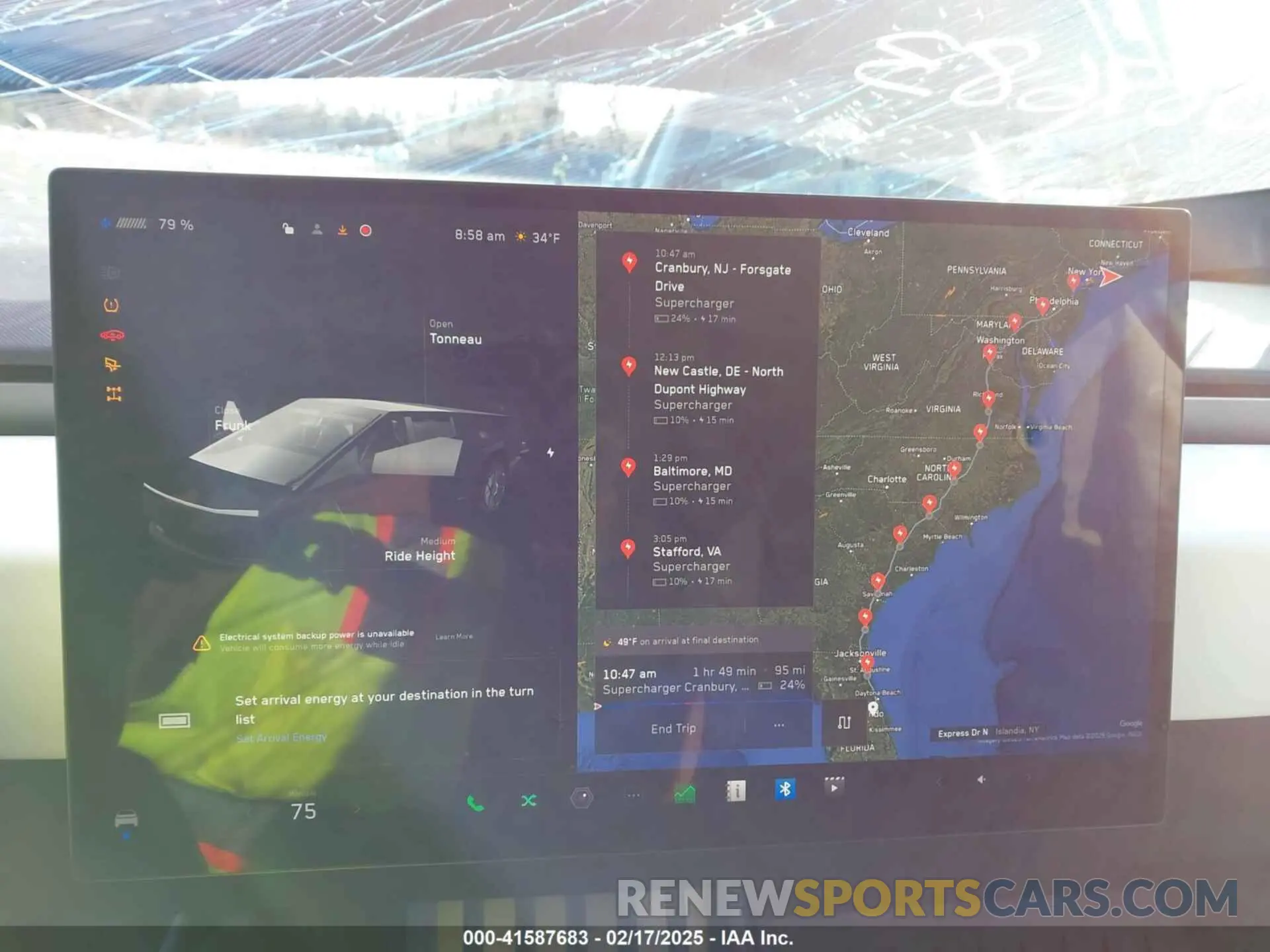 17 fotografías del automóvil dañado 7G2CEHED5RA015790 TESLA CYBERTRUCK 2024