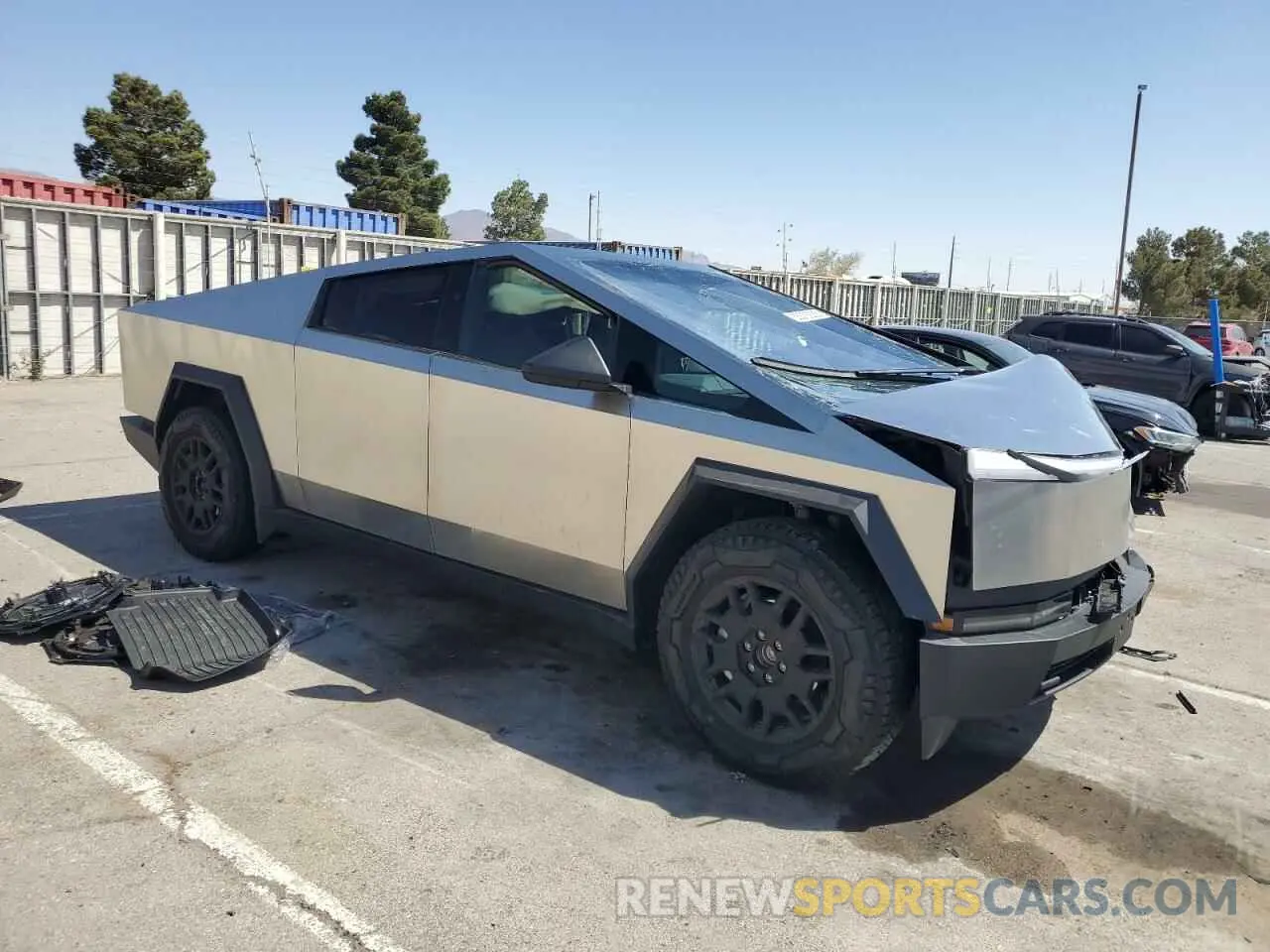 4 fotografías del automóvil dañado 7G2CEHED6RA037345 TESLA CYBERTRUCK 2024