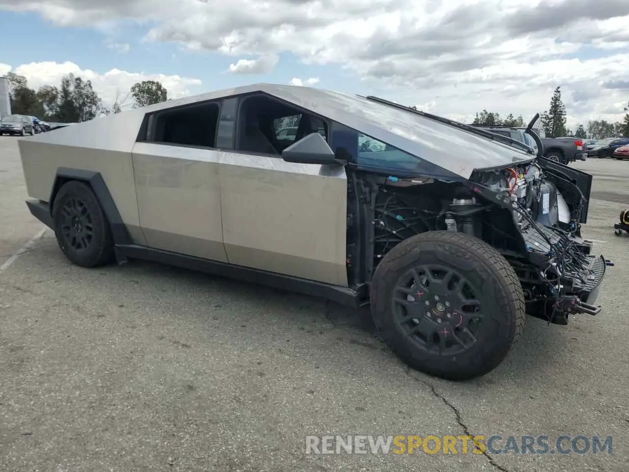 4 fotografías del automóvil dañado 7G2CEHED7RA035023 TESLA CYBERTRUCK 2024