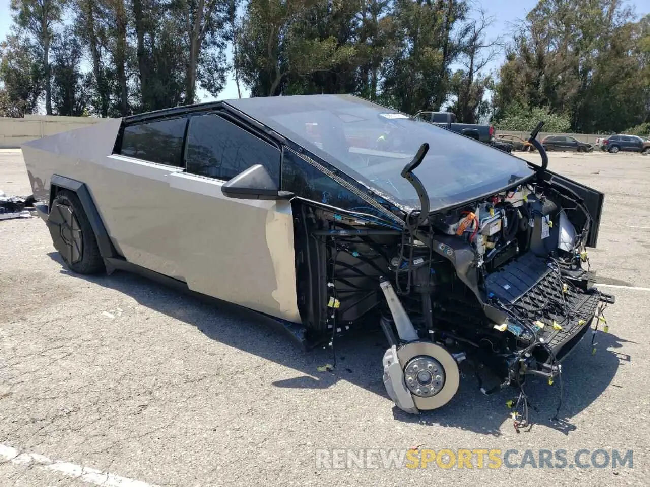 4 fotografías del automóvil dañado 7G2CEHED7RA039024 TESLA CYBERTRUCK 2024
