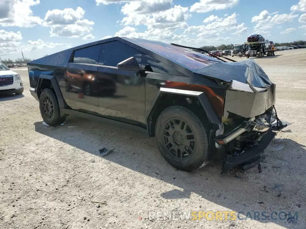 4 fotografías del automóvil dañado 7G2CEHED9RA008051 TESLA CYBERTRUCK 2024