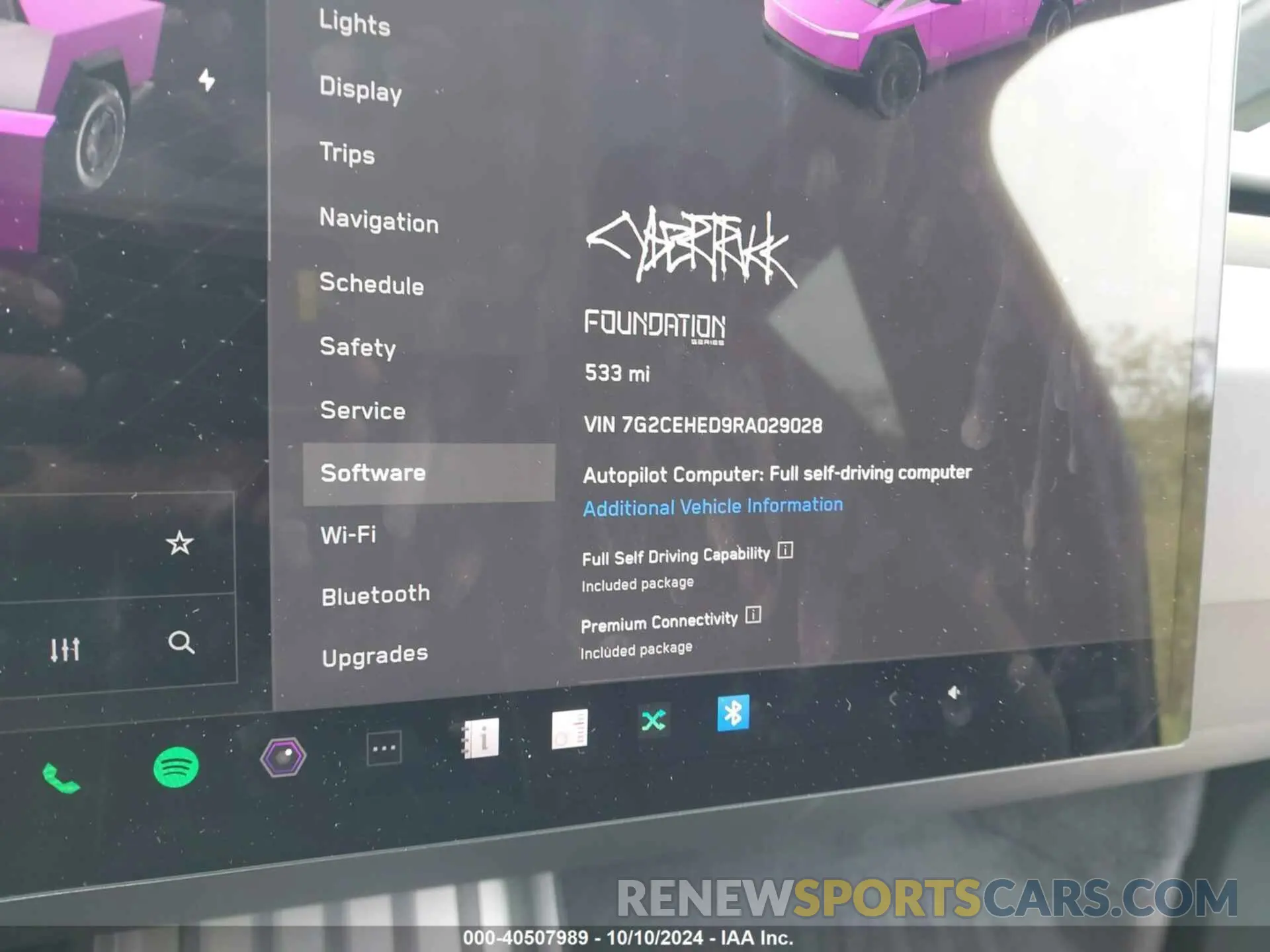 7 fotografías del automóvil dañado 7G2CEHED9RA029028 TESLA CYBERTRUCK 2024
