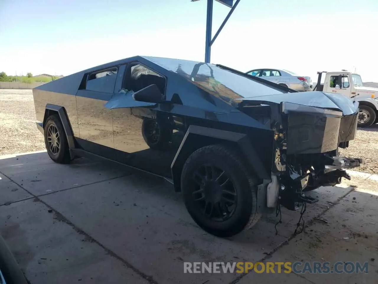 4 fotografías del automóvil dañado 7G2CEHEE0RA030822 TESLA CYBERTRUCK 2024