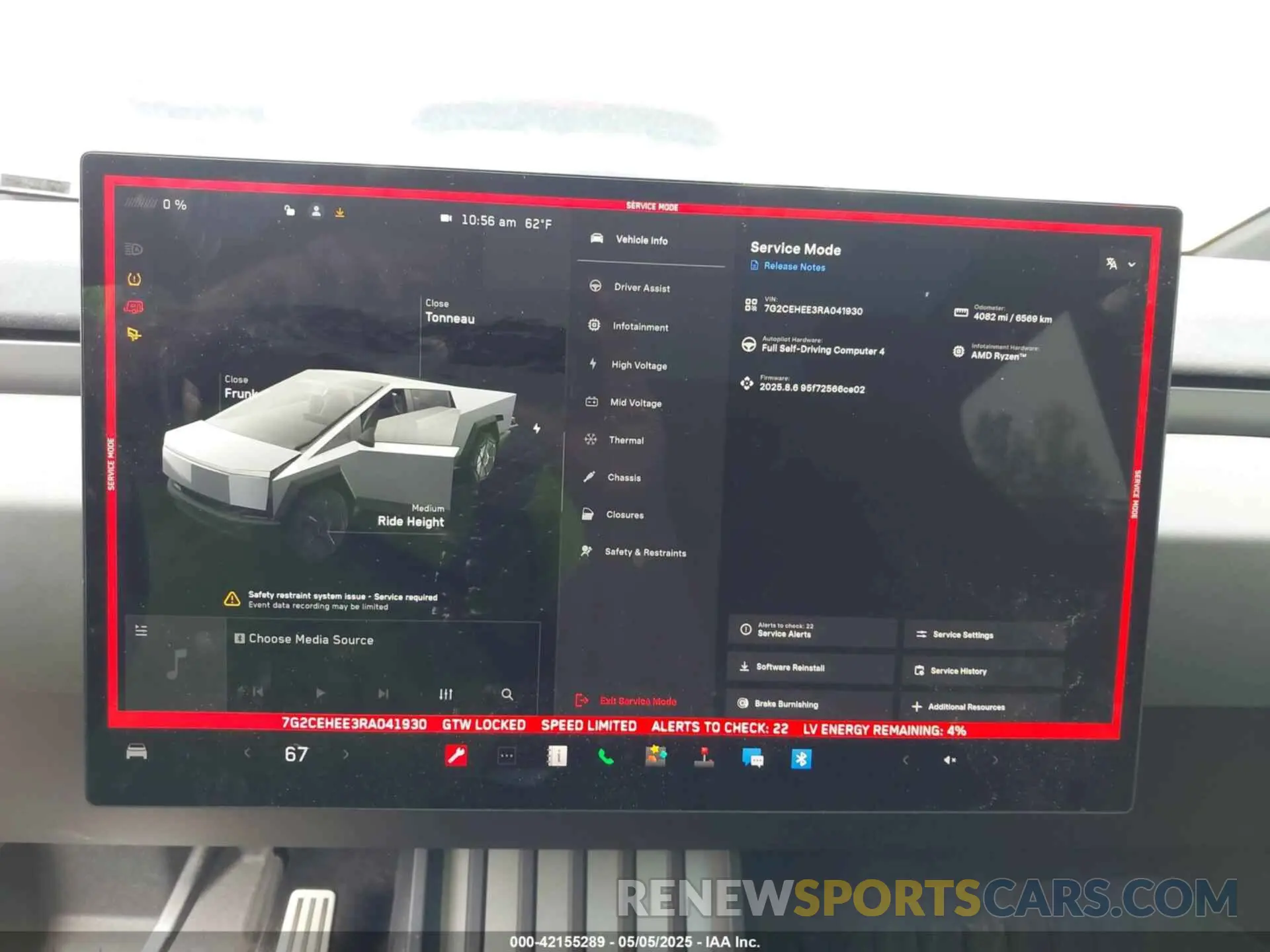 19 fotografías del automóvil dañado 7G2CEHEE3RA041930 TESLA CYBERTRUCK 2024