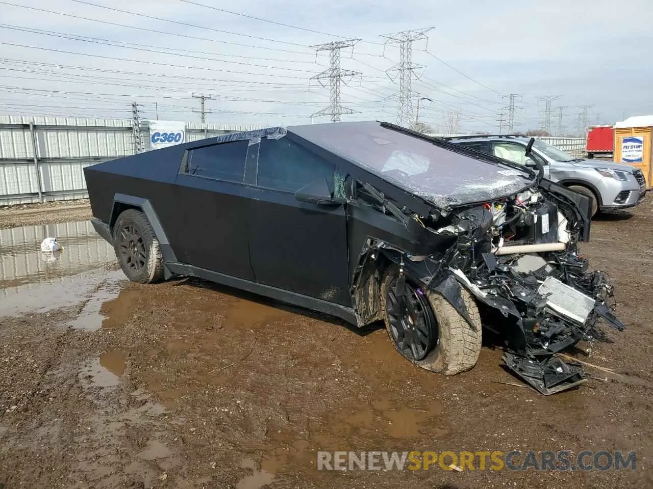 4 fotografías del automóvil dañado 7G2CEHEE6RA036074 TESLA CYBERTRUCK 2024