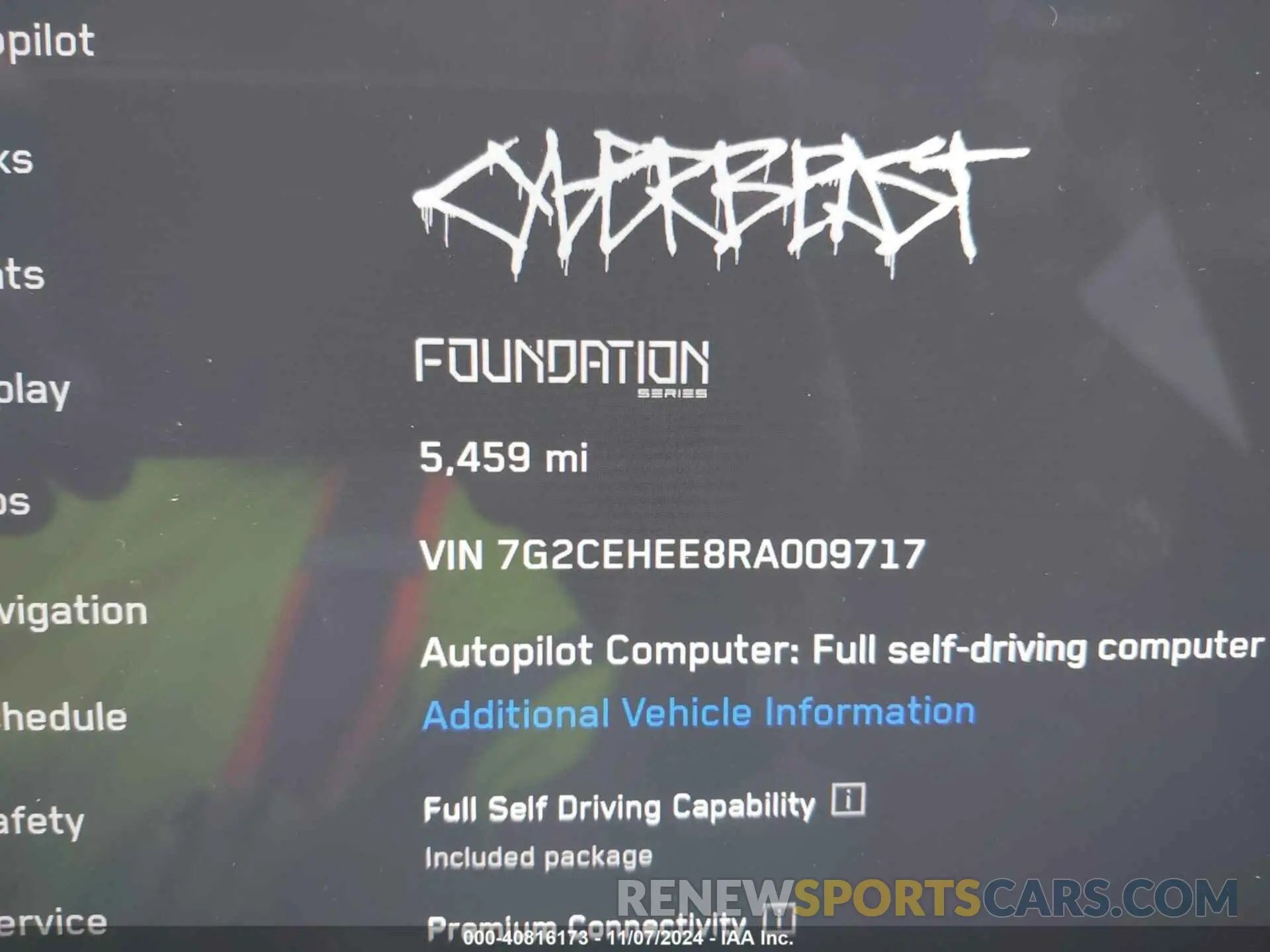 14 fotografías del automóvil dañado 7G2CEHEE8RA009717 TESLA CYBERTRUCK 2024