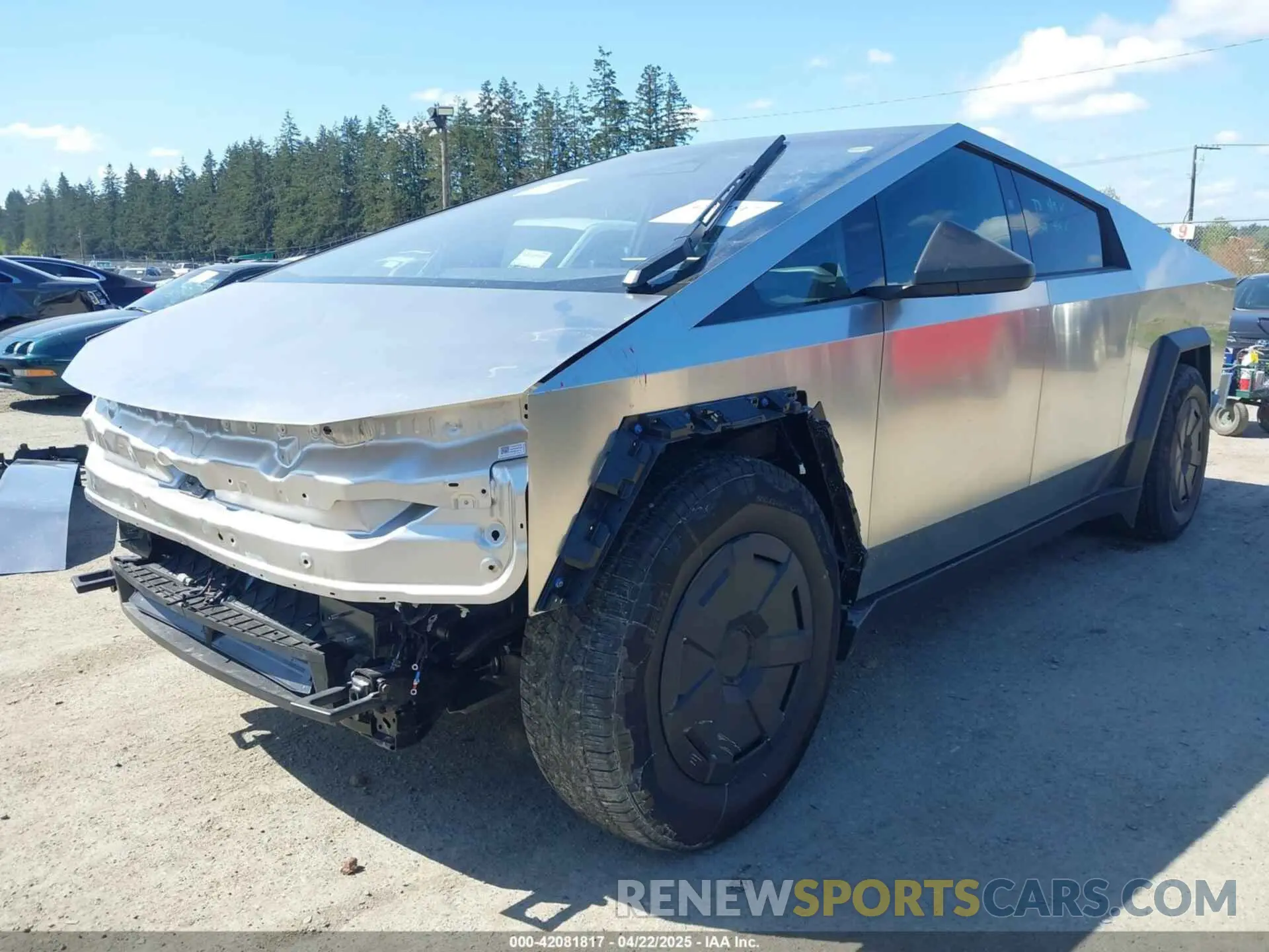 2 fotografías del automóvil dañado 7G2CEHED7SA065144 TESLA CYBERTRUCK 2025