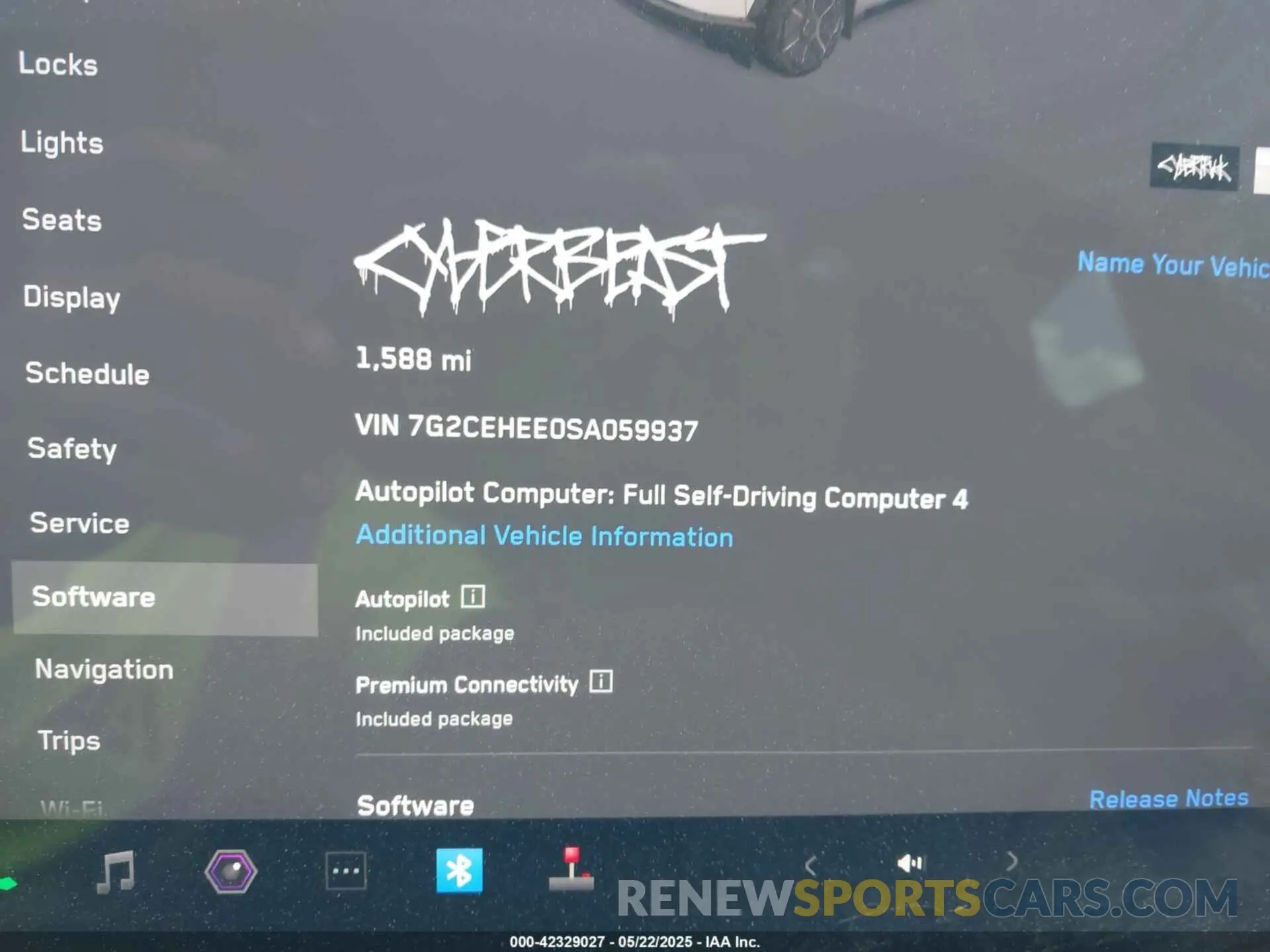 7 fotografías del automóvil dañado 7G2CEHEE0SA059937 TESLA CYBERTRUCK 2025
