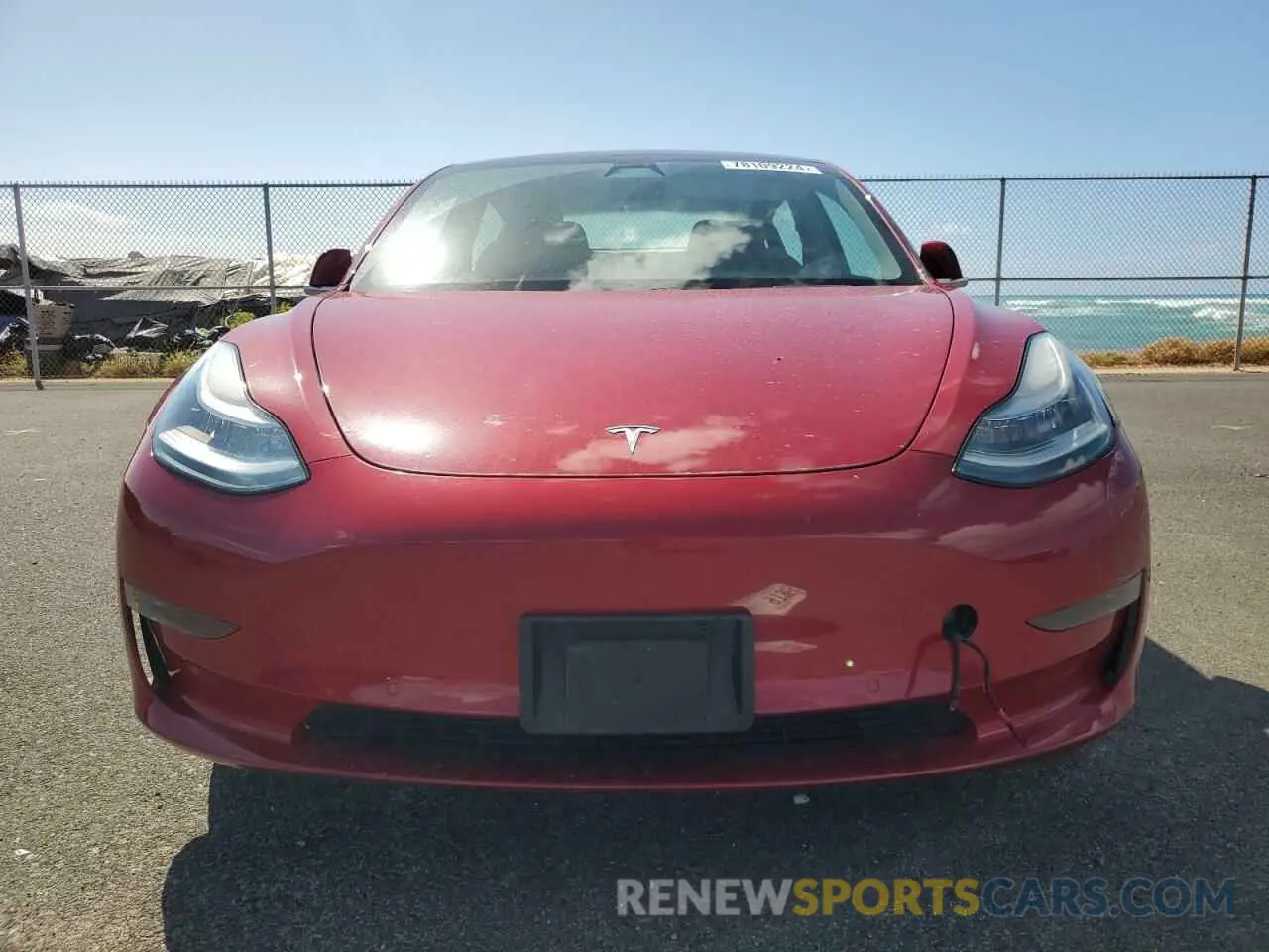 5 fotografías del automóvil dañado 5YJ3E1EA0KF230566 TESLA MODEL 3 2019