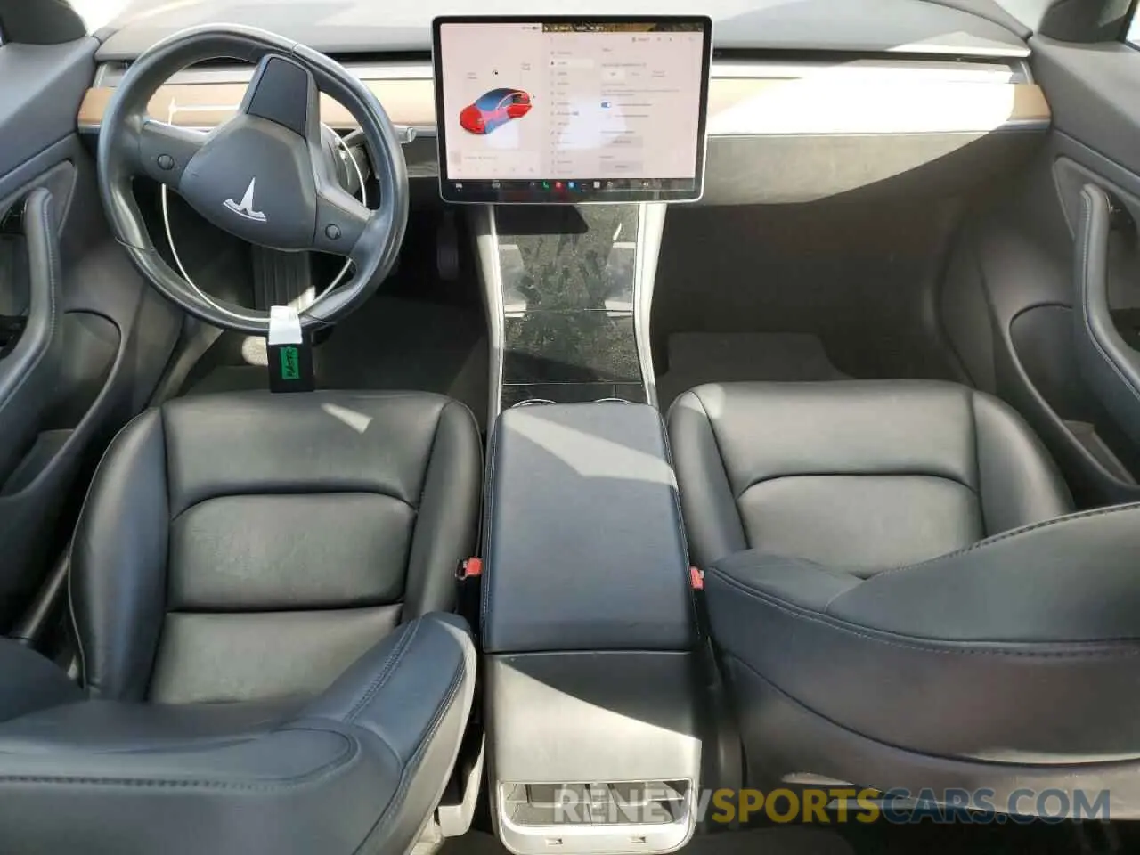 8 fotografías del automóvil dañado 5YJ3E1EA0KF230566 TESLA MODEL 3 2019