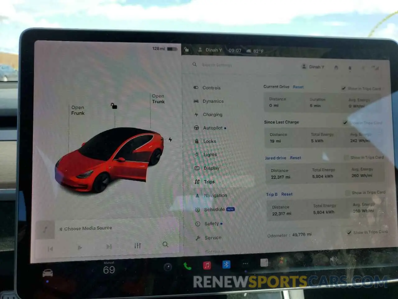 9 fotografías del automóvil dañado 5YJ3E1EA0KF230566 TESLA MODEL 3 2019