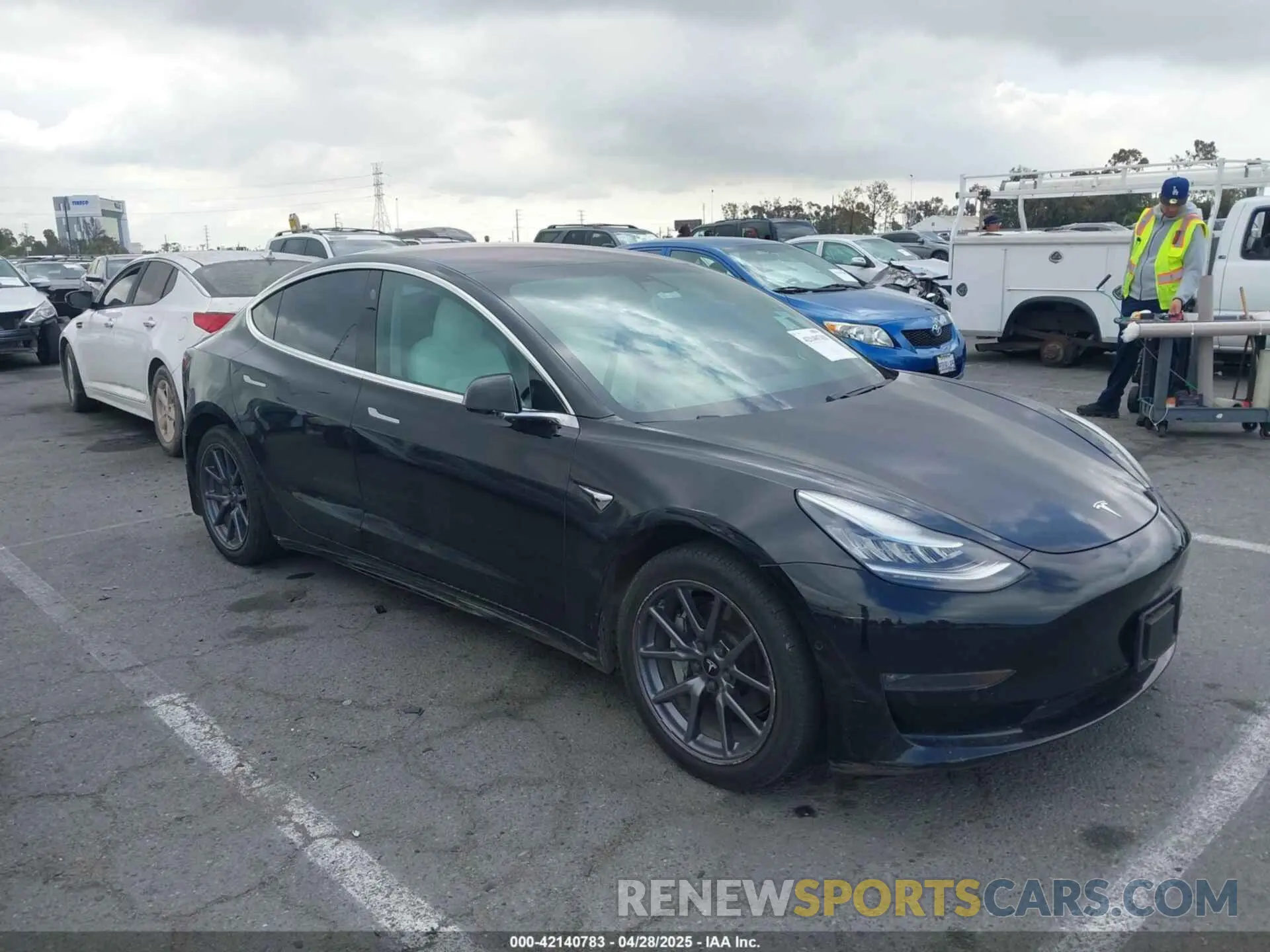 1 fotografías del automóvil dañado 5YJ3E1EA0KF301779 TESLA MODEL 3 2019