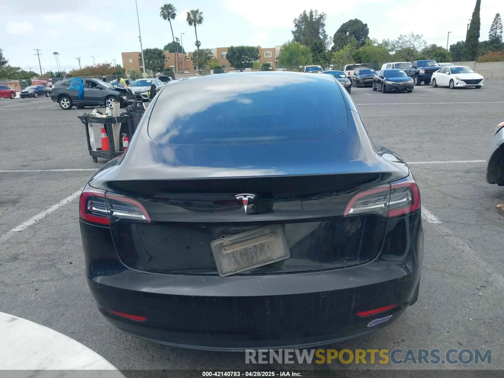 16 fotografías del automóvil dañado 5YJ3E1EA0KF301779 TESLA MODEL 3 2019