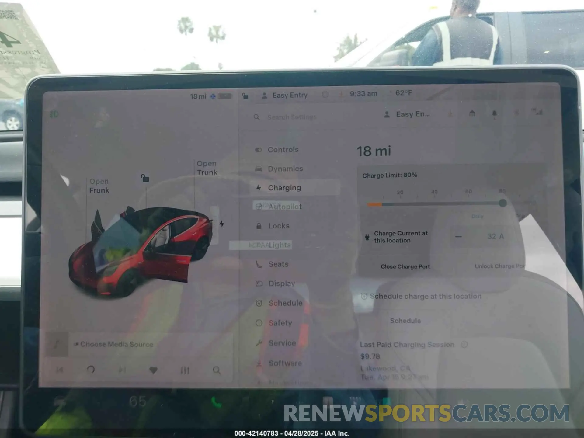17 fotografías del automóvil dañado 5YJ3E1EA0KF301779 TESLA MODEL 3 2019