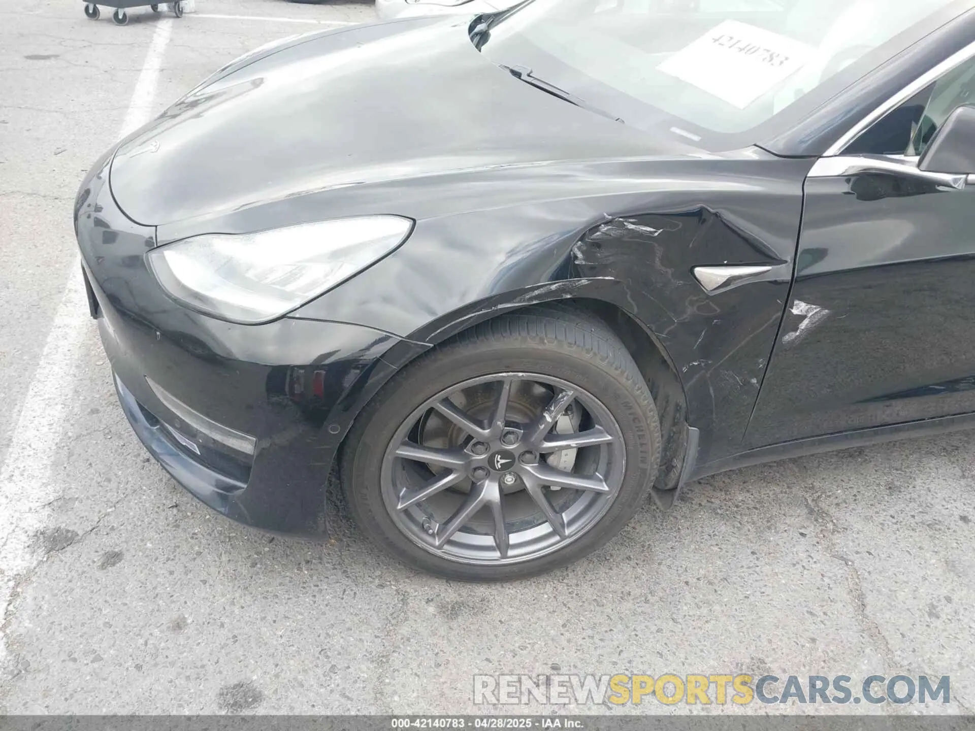 6 fotografías del automóvil dañado 5YJ3E1EA0KF301779 TESLA MODEL 3 2019