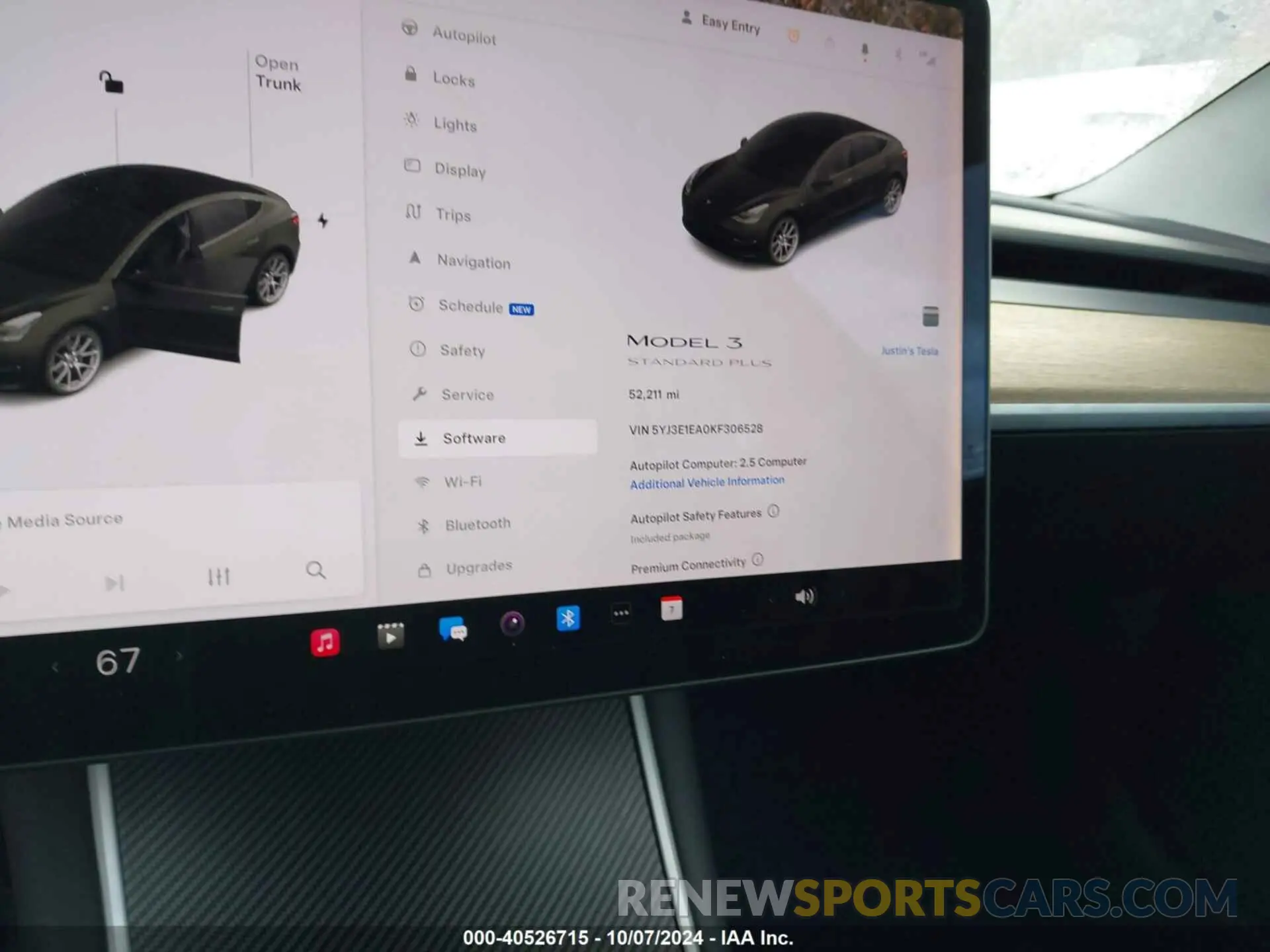14 fotografías del automóvil dañado 5YJ3E1EA0KF306528 TESLA MODEL 3 2019