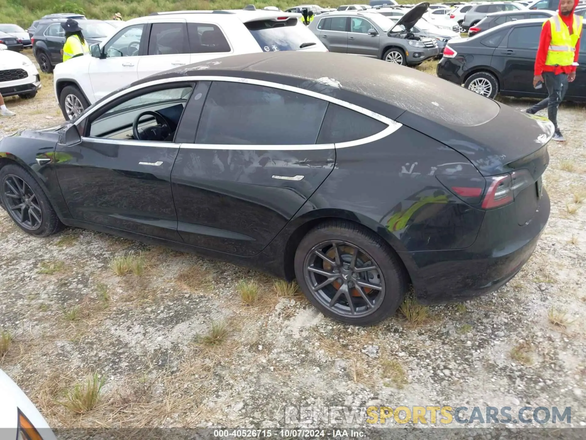 3 fotografías del automóvil dañado 5YJ3E1EA0KF306528 TESLA MODEL 3 2019