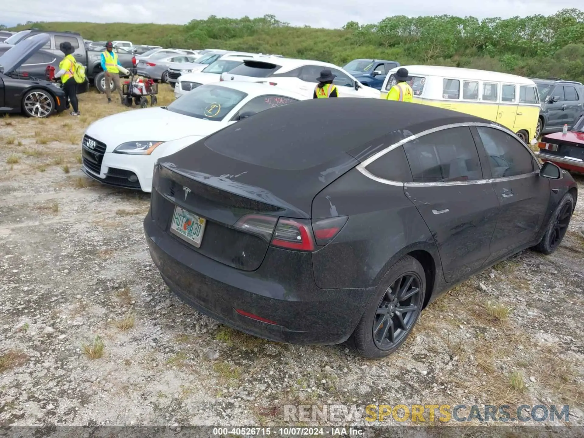 4 fotografías del automóvil dañado 5YJ3E1EA0KF306528 TESLA MODEL 3 2019