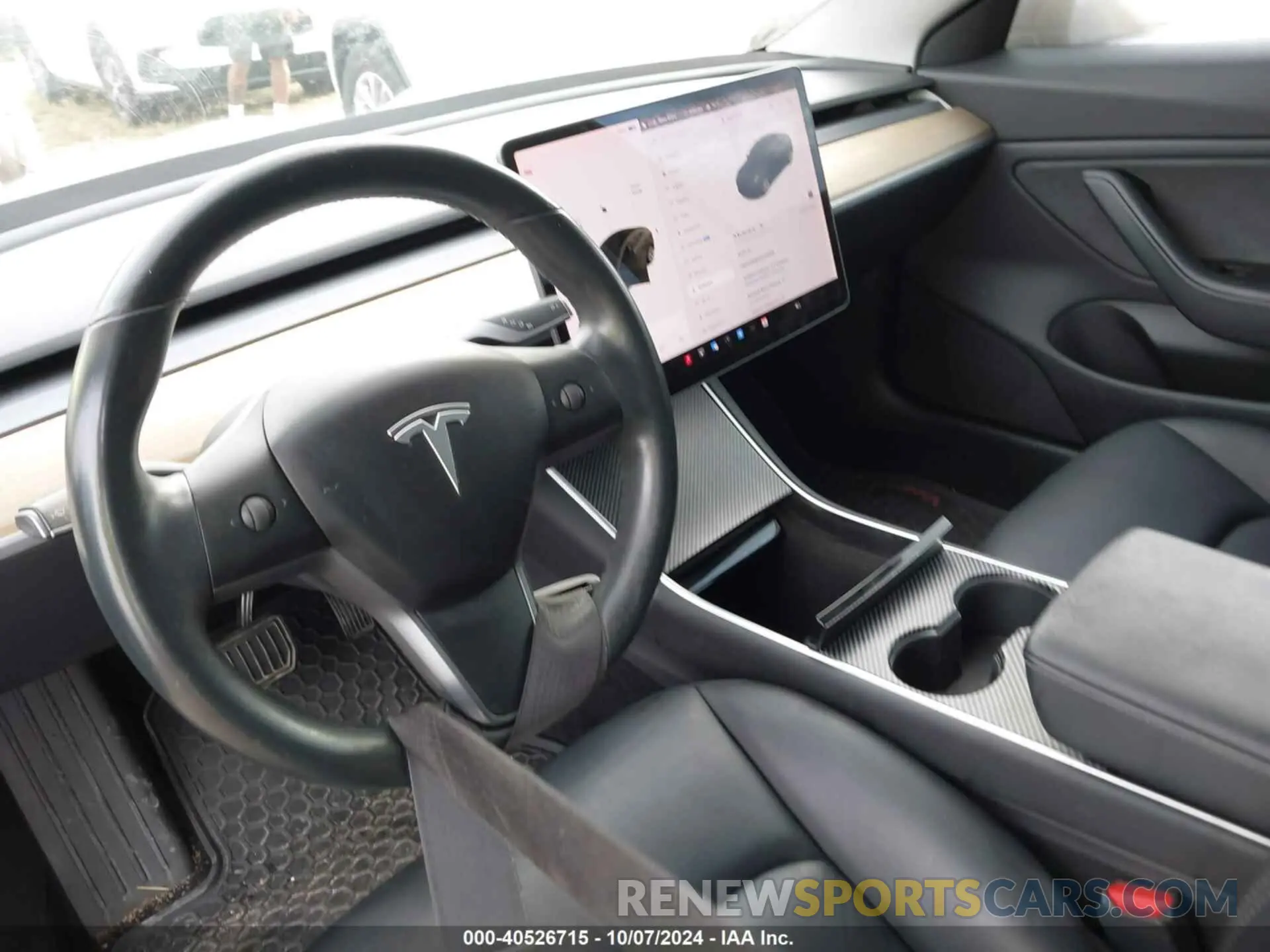 7 fotografías del automóvil dañado 5YJ3E1EA0KF306528 TESLA MODEL 3 2019