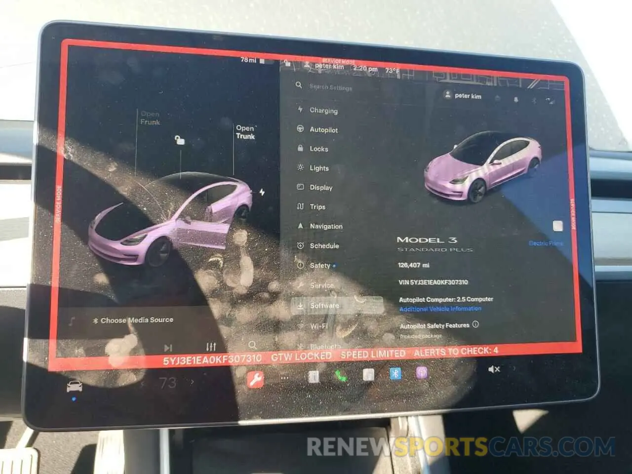 9 fotografías del automóvil dañado 5YJ3E1EA0KF307310 TESLA MODEL 3 2019