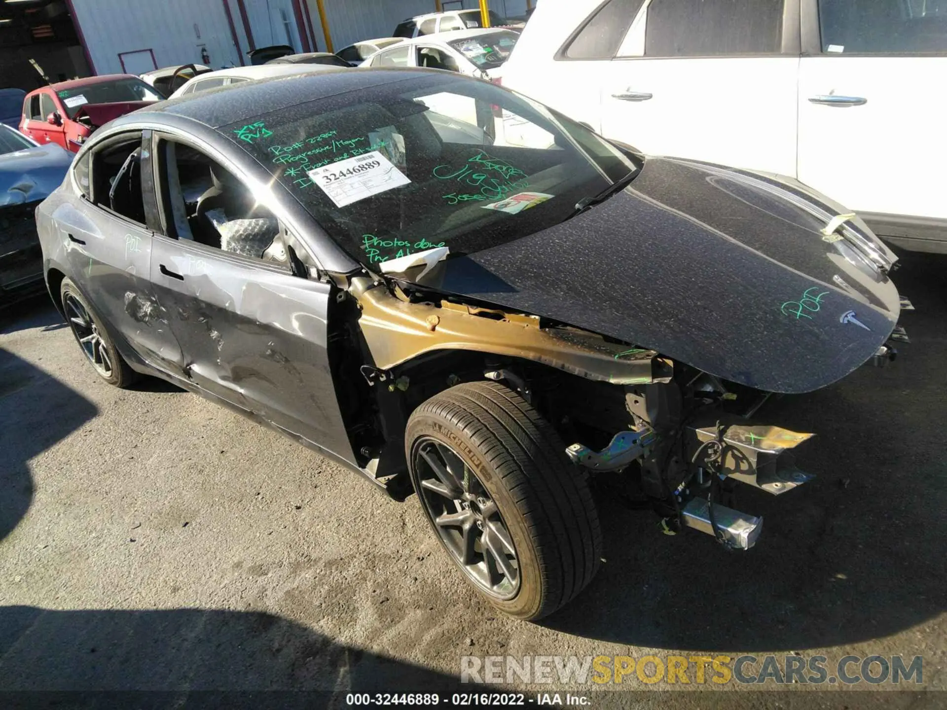 1 fotografías del automóvil dañado 5YJ3E1EA0KF307534 TESLA MODEL 3 2019