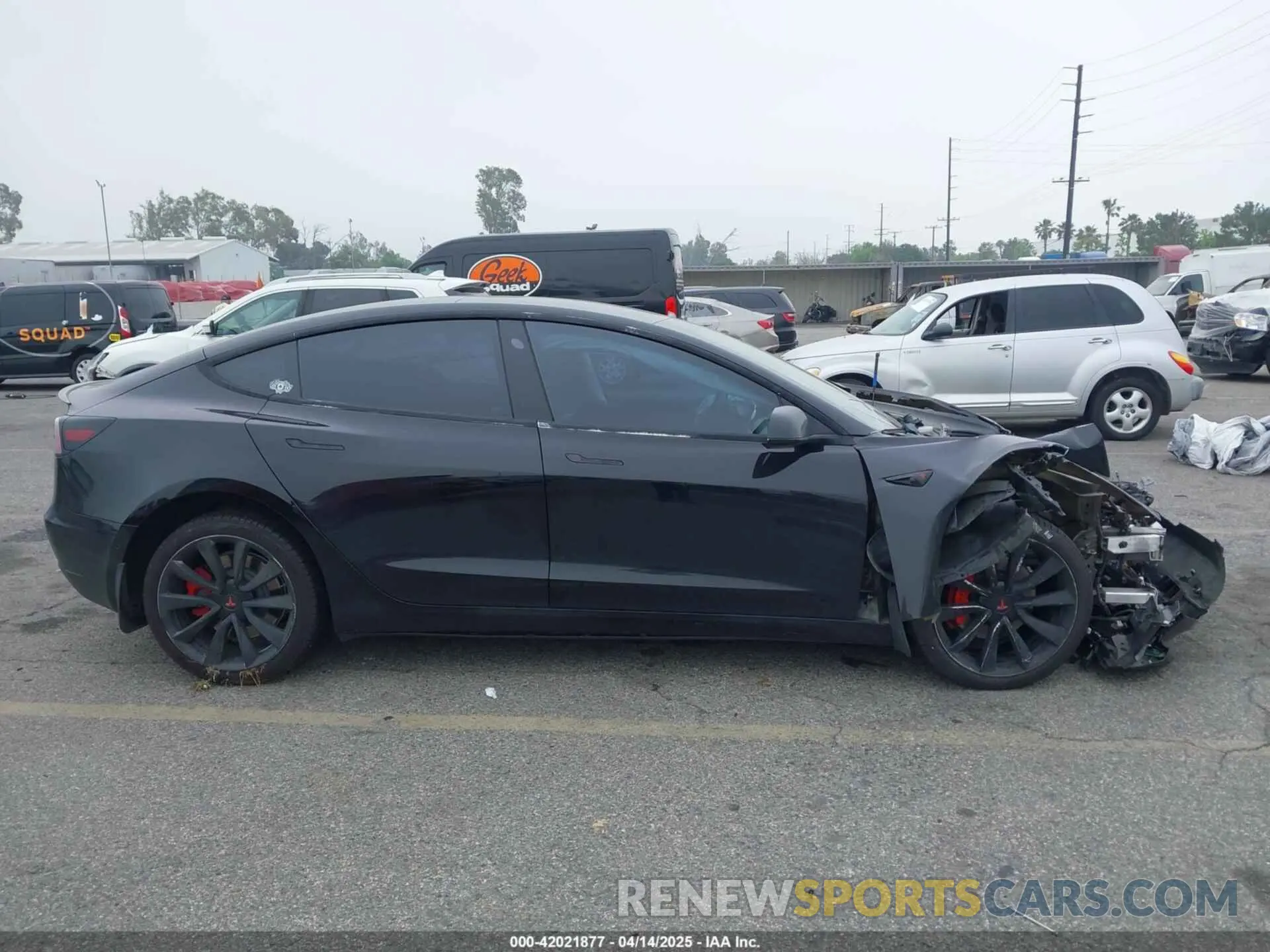 14 fotografías del automóvil dañado 5YJ3E1EA0KF316931 TESLA MODEL 3 2019