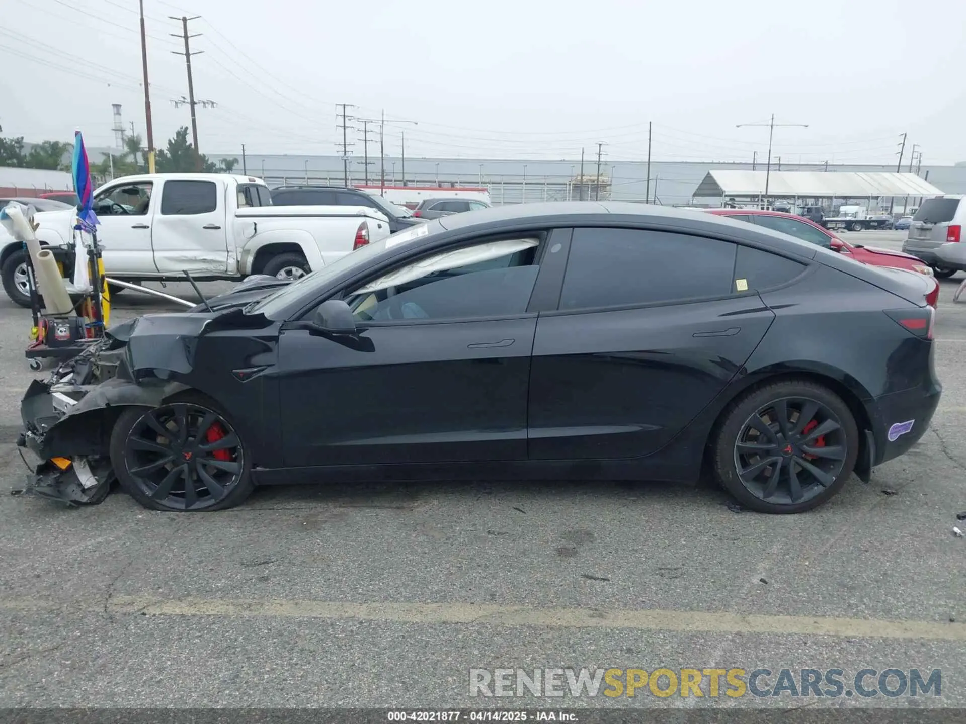 15 fotografías del automóvil dañado 5YJ3E1EA0KF316931 TESLA MODEL 3 2019