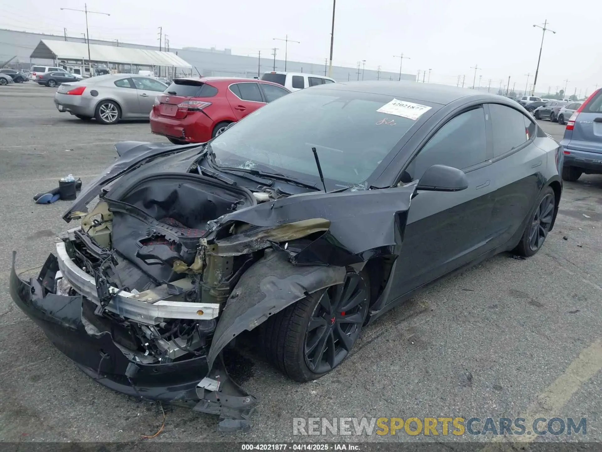 21 fotografías del automóvil dañado 5YJ3E1EA0KF316931 TESLA MODEL 3 2019