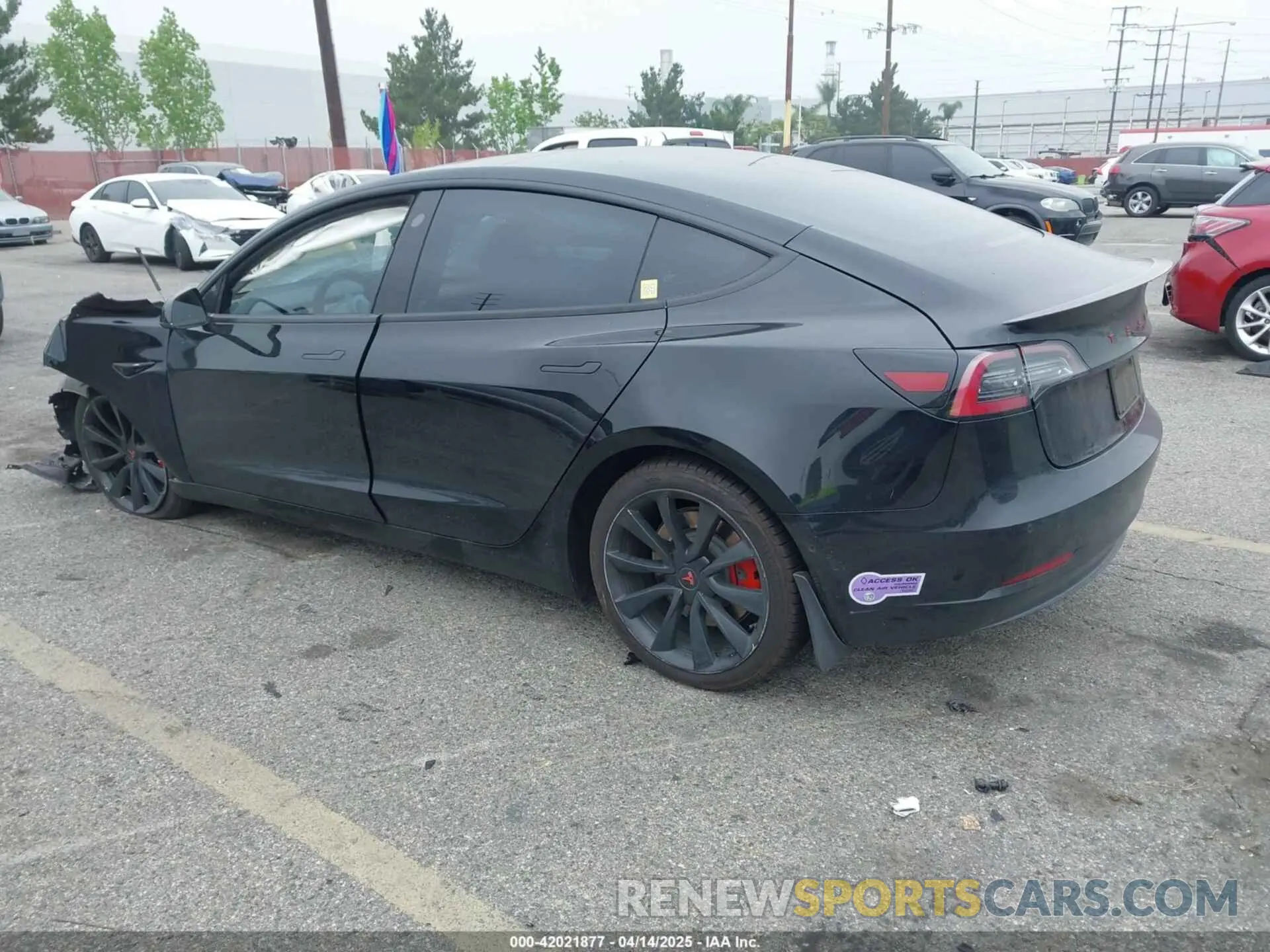 3 fotografías del automóvil dañado 5YJ3E1EA0KF316931 TESLA MODEL 3 2019