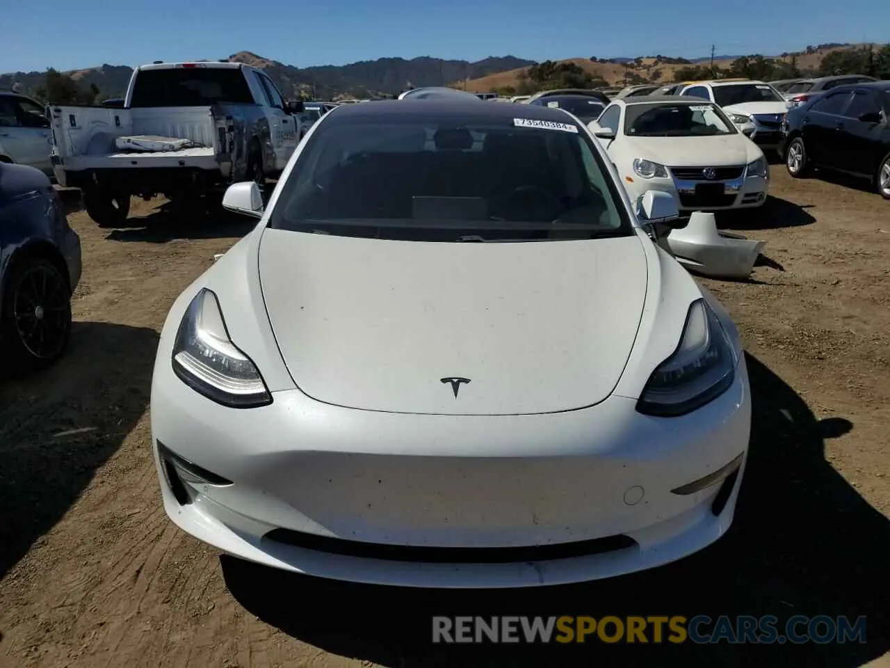 5 fotografías del automóvil dañado 5YJ3E1EA0KF326584 TESLA MODEL 3 2019