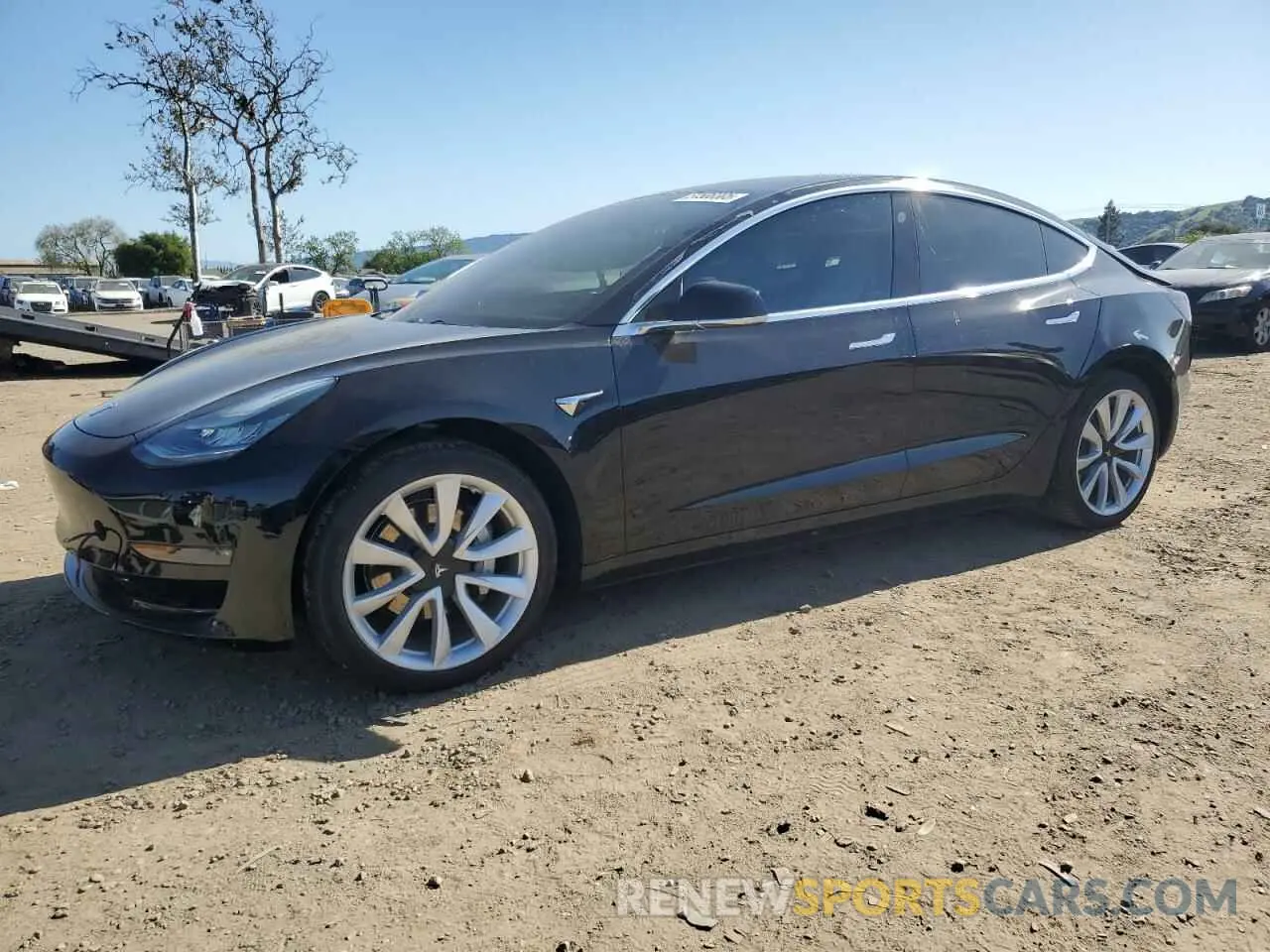 1 fotografías del automóvil dañado 5YJ3E1EA0KF345393 TESLA MODEL 3 2019