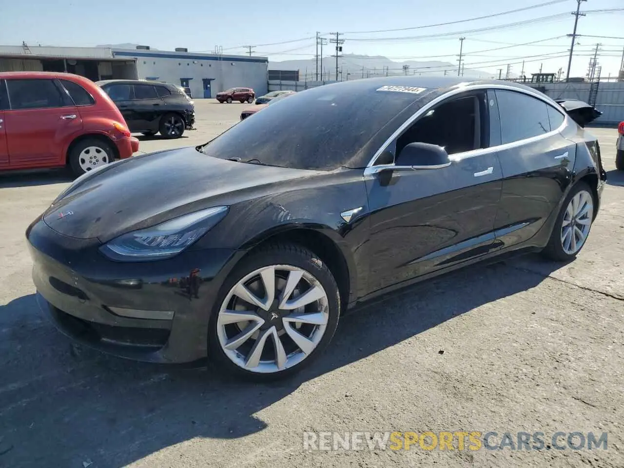 1 fotografías del automóvil dañado 5YJ3E1EA0KF357477 TESLA MODEL 3 2019